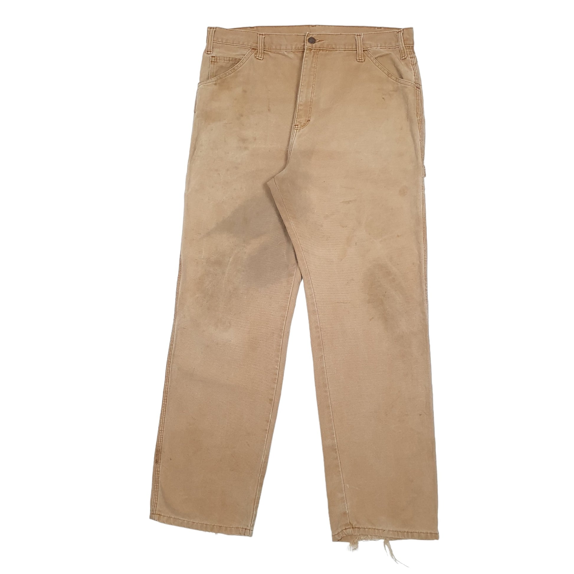 Mens Tan Dickies  Carpenter Trousers