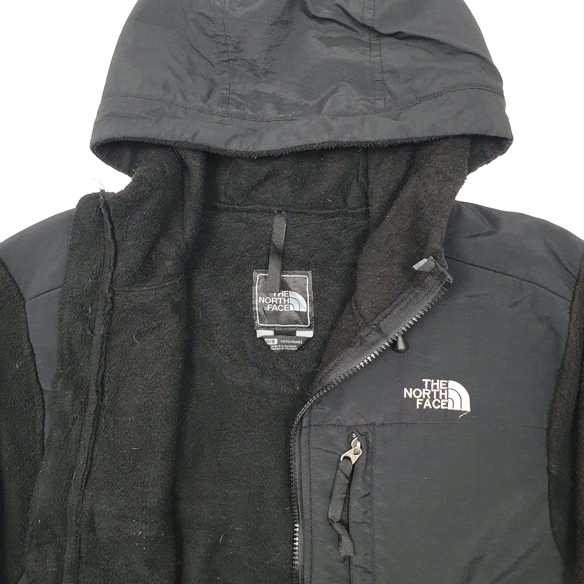 Mens Black The North Face Denali Hoodie Full Zip Jumper