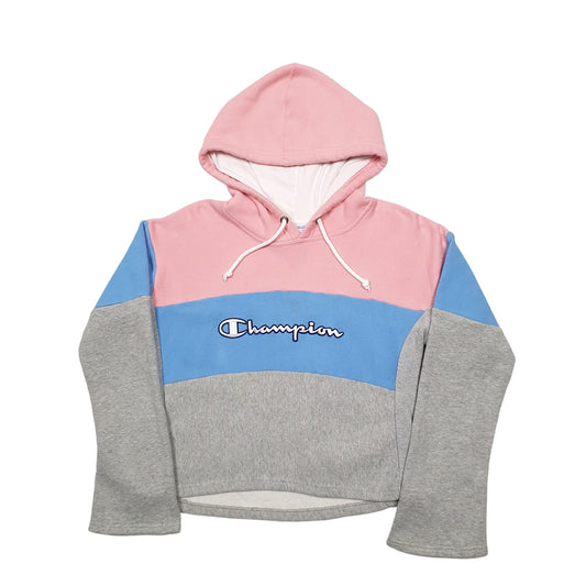 Womens Pink Champion Reverse Weave Hoodie Jumper