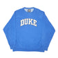 Mens Blue Steve And Barry's Duke College Reverse Weave Crewneck Jumper