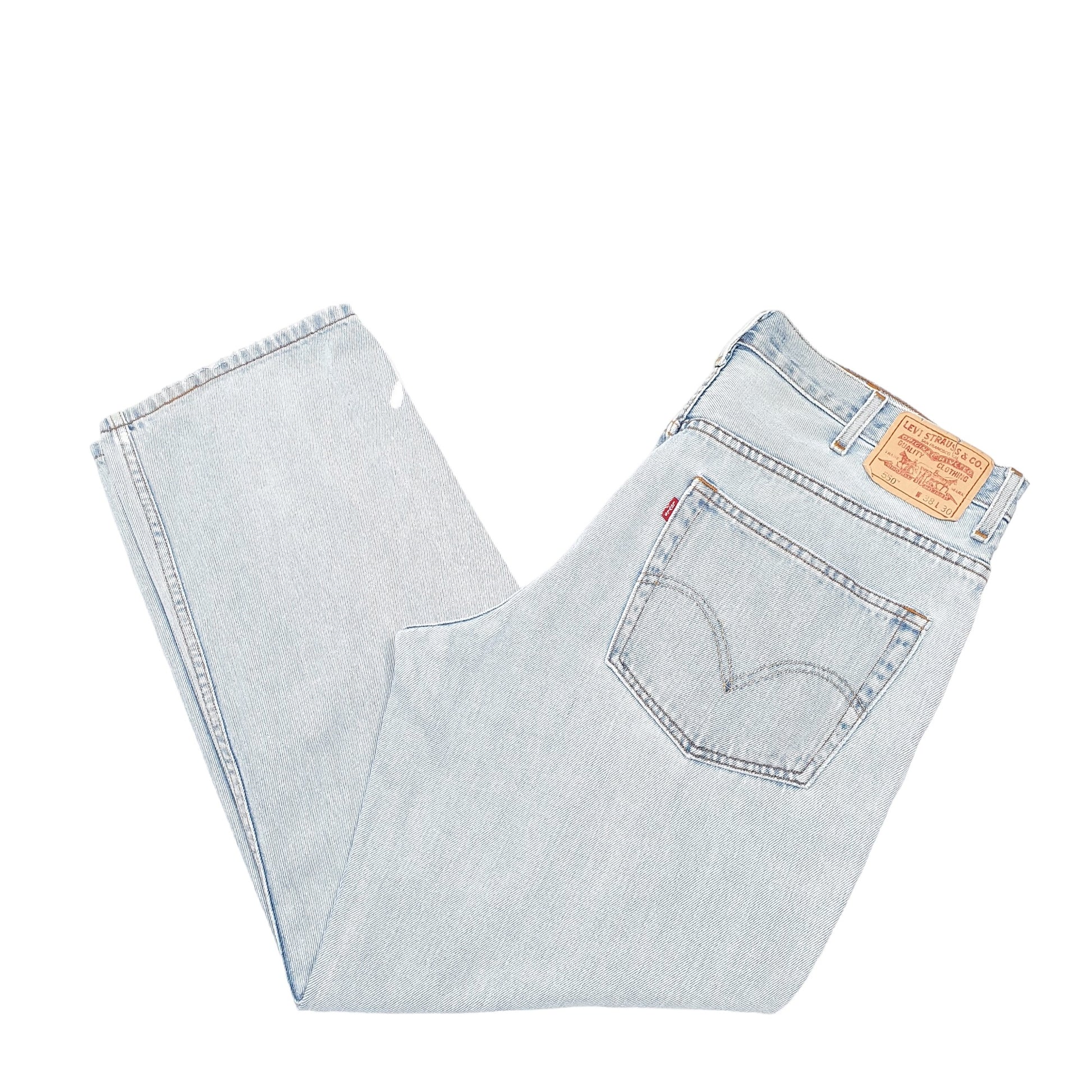 Mens Blue Levis  550 JeansW38 L30