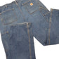 Mens Blue Carhartt Carpenter Flame Resistant 290-83 JeansW36 L30