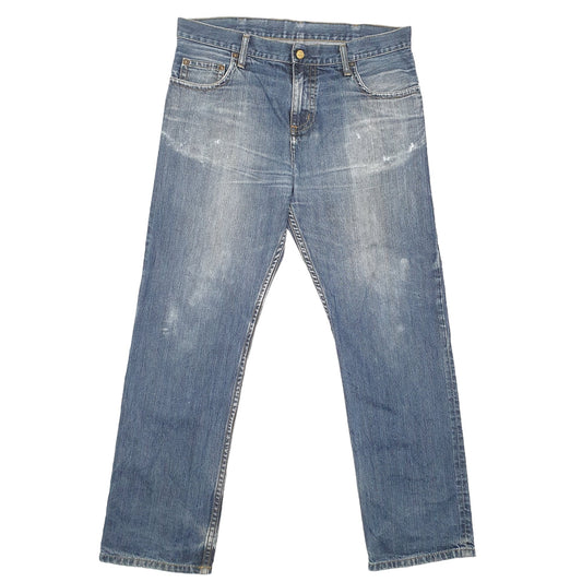 Mens Blue Carhartt Slim Pant Casual JeansW36 L32