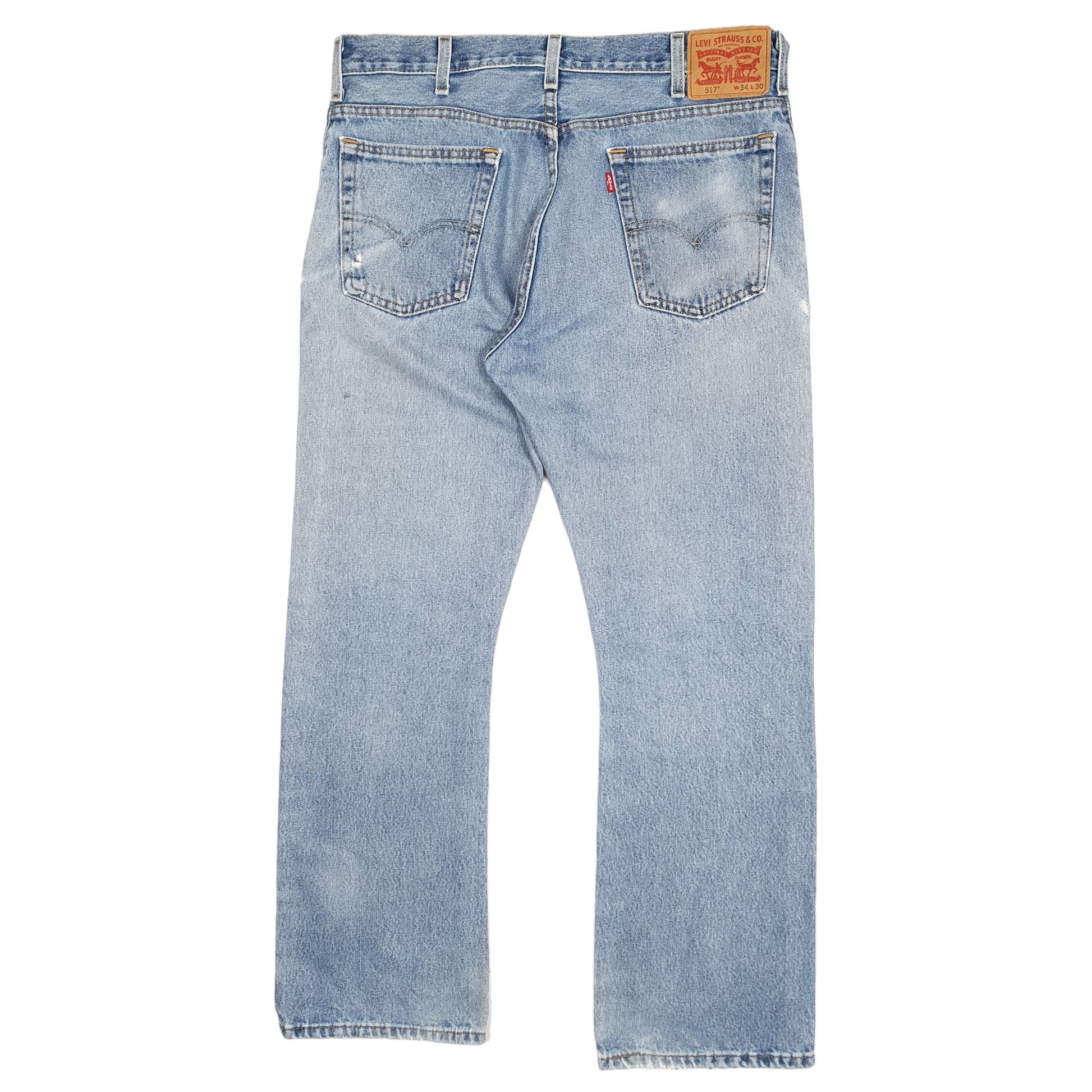 Mens Blue Levis  517 JeansW34 L30