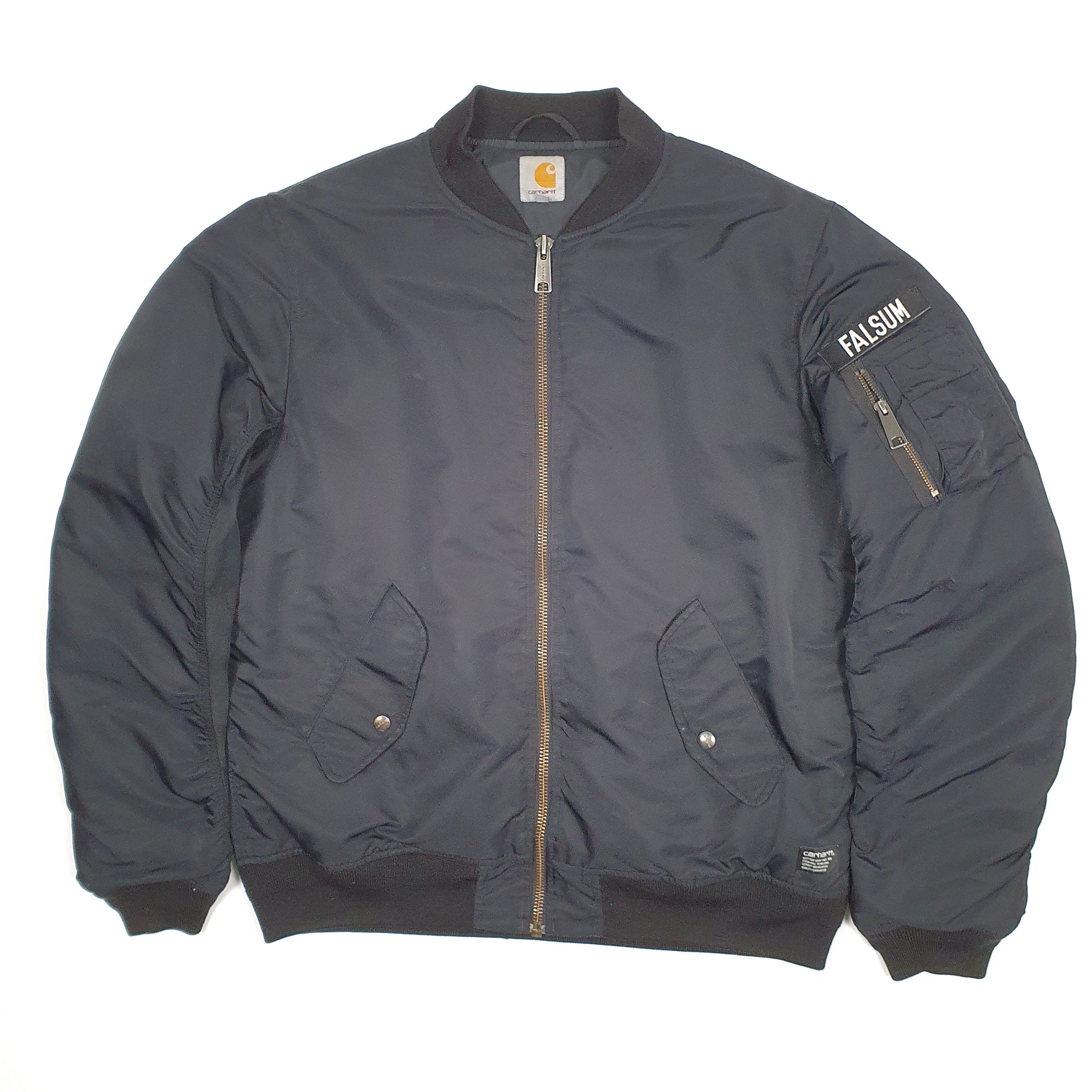 Mens Black Carhartt Ashton  Coat