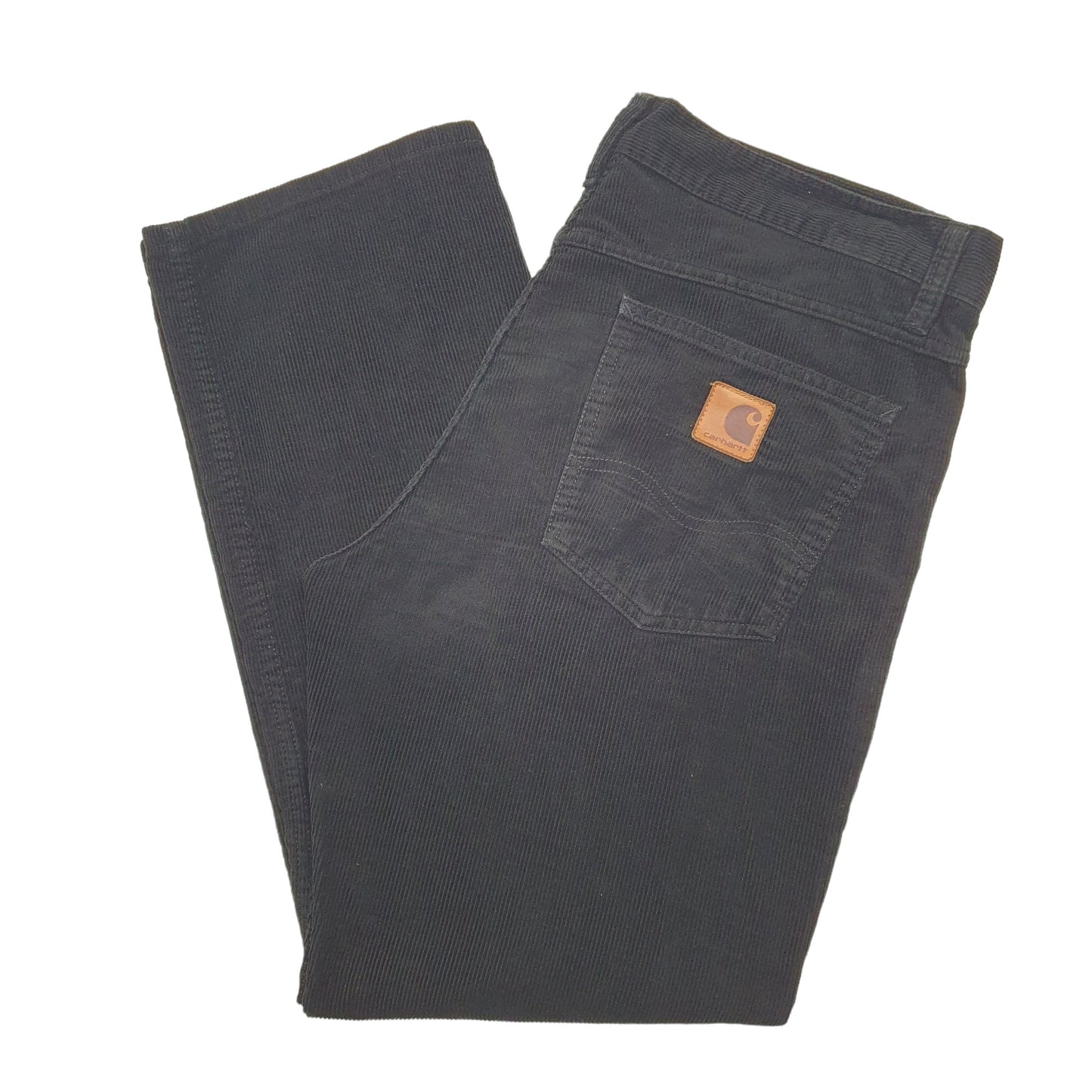 Mens Black Carhartt  Corduroy Trousers