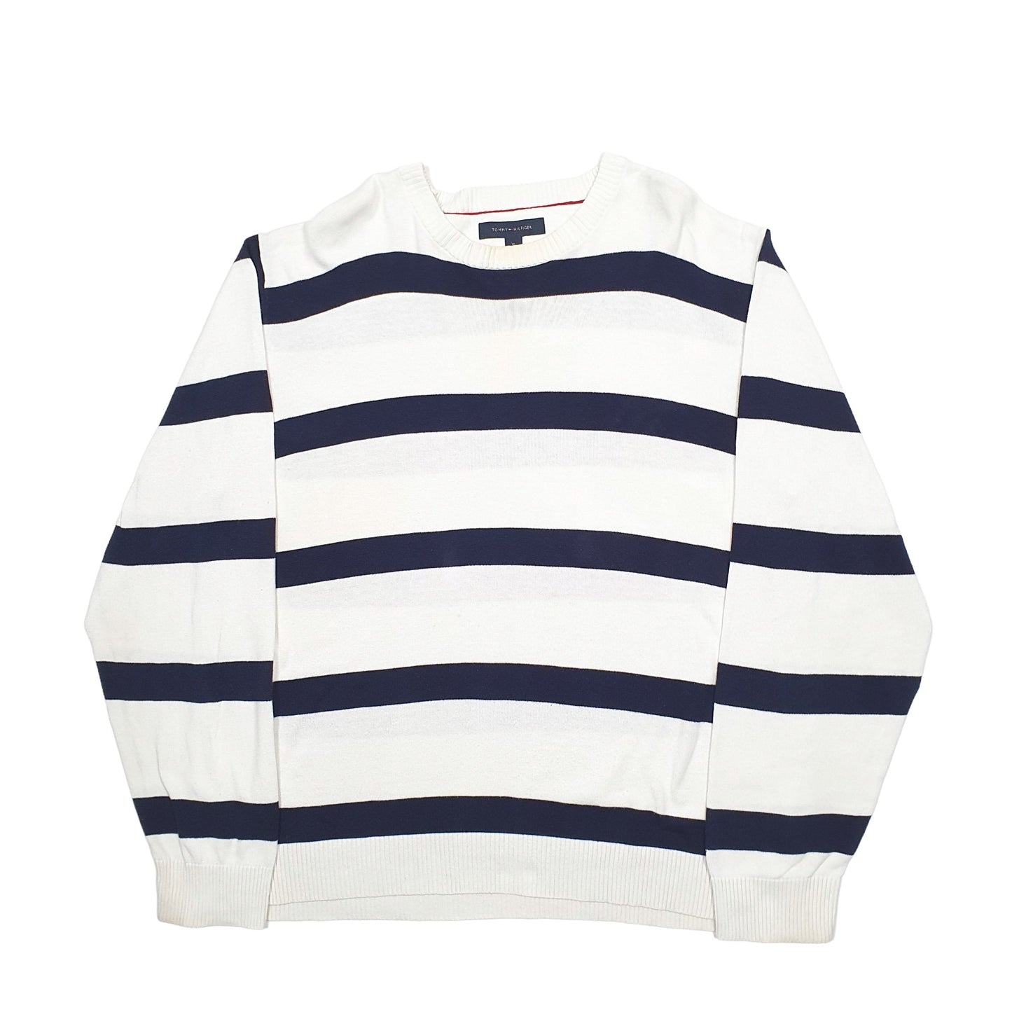 Mens White Tommy Hilfiger  Crewneck Jumper