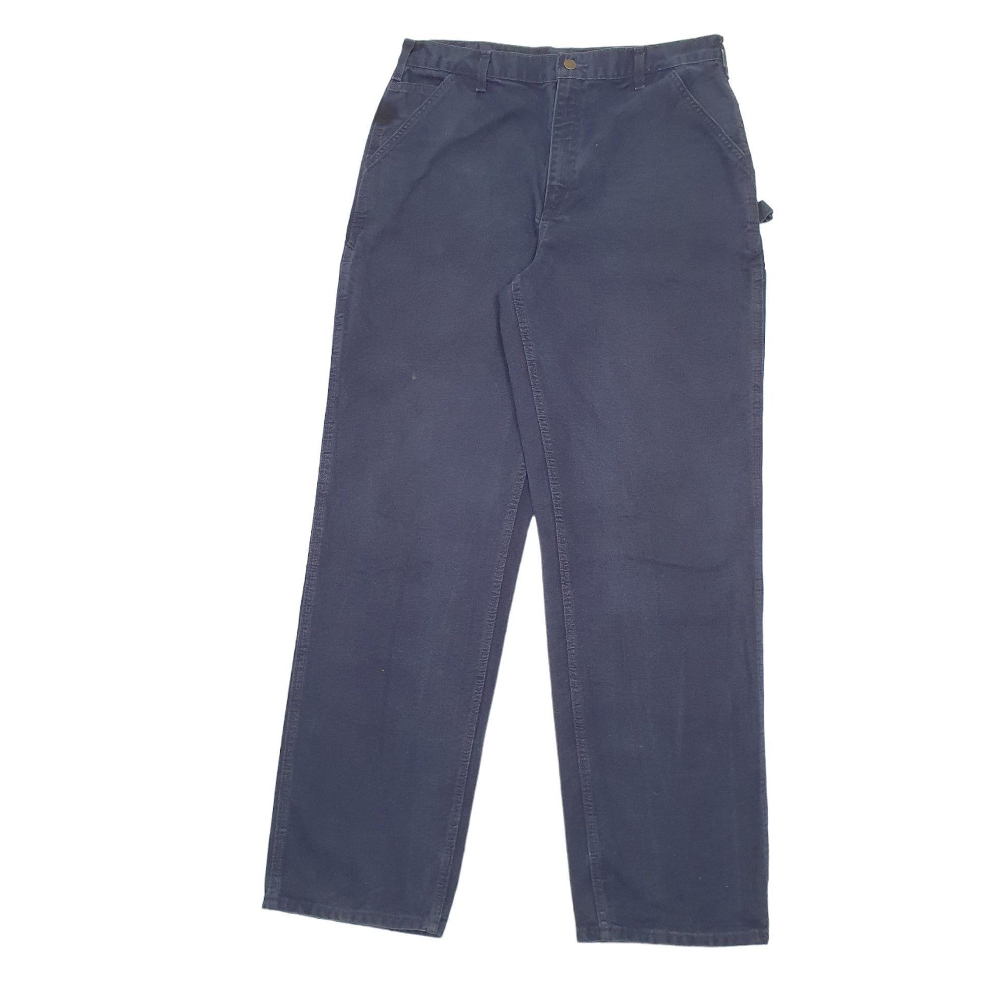 Mens Navy Carhartt B11 Carpenter Trousers