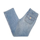 Mens Blue Carhartt Relaxed Casual JeansW32 L34