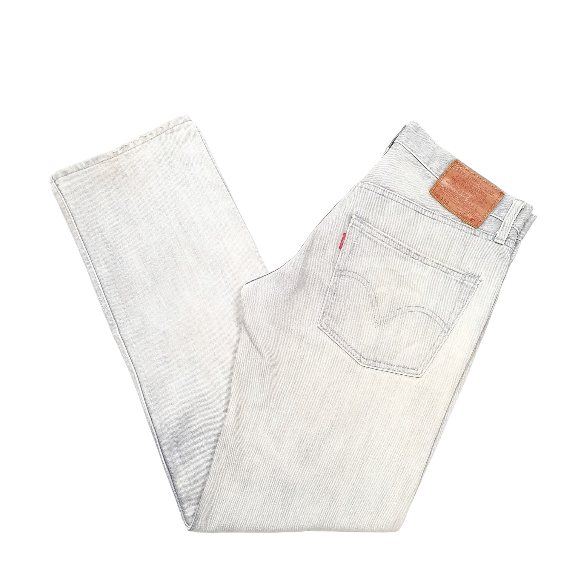 Mens Grey Levis  502 JeansW31 L32