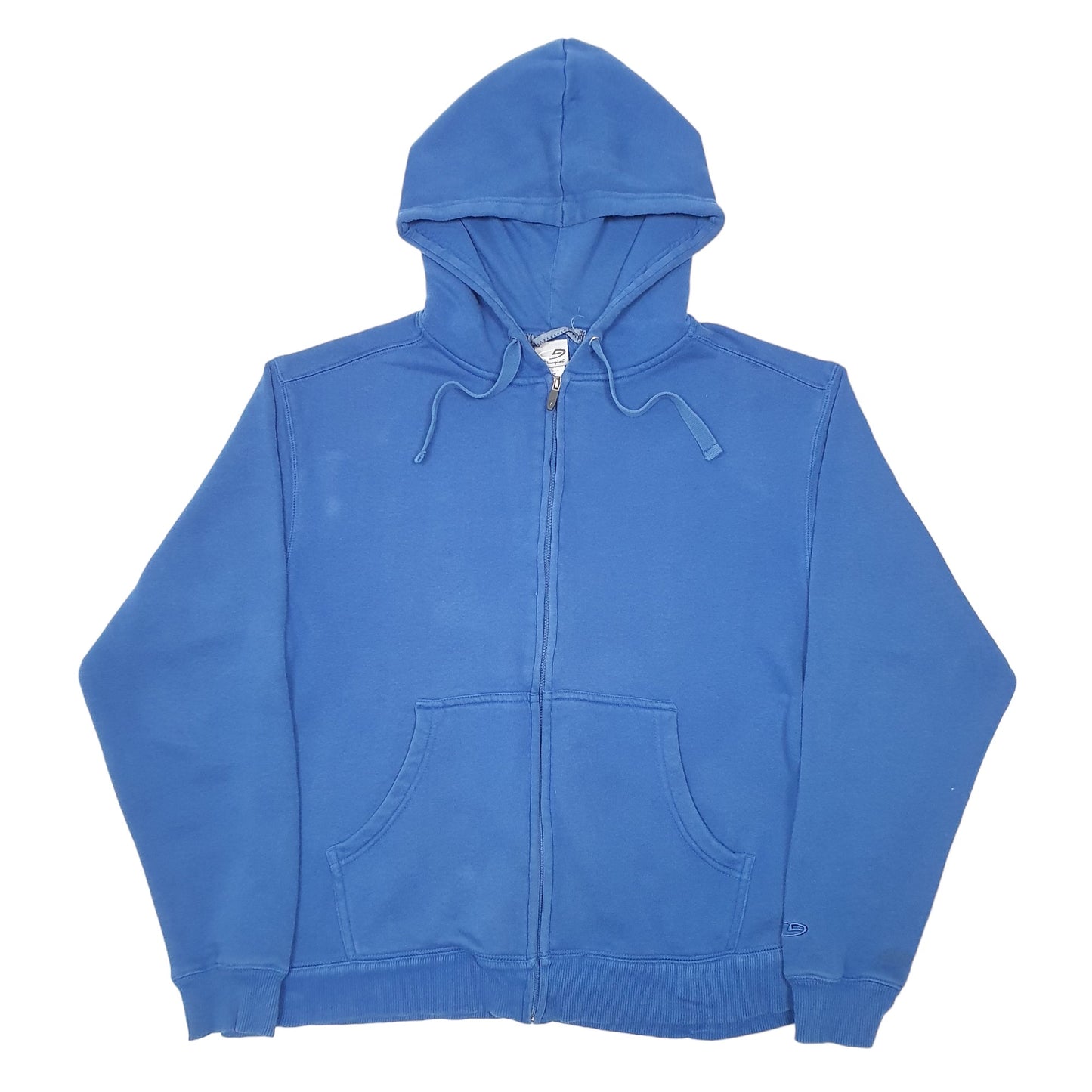 Mens Blue Champion Hoodie Full Zip Jumper
