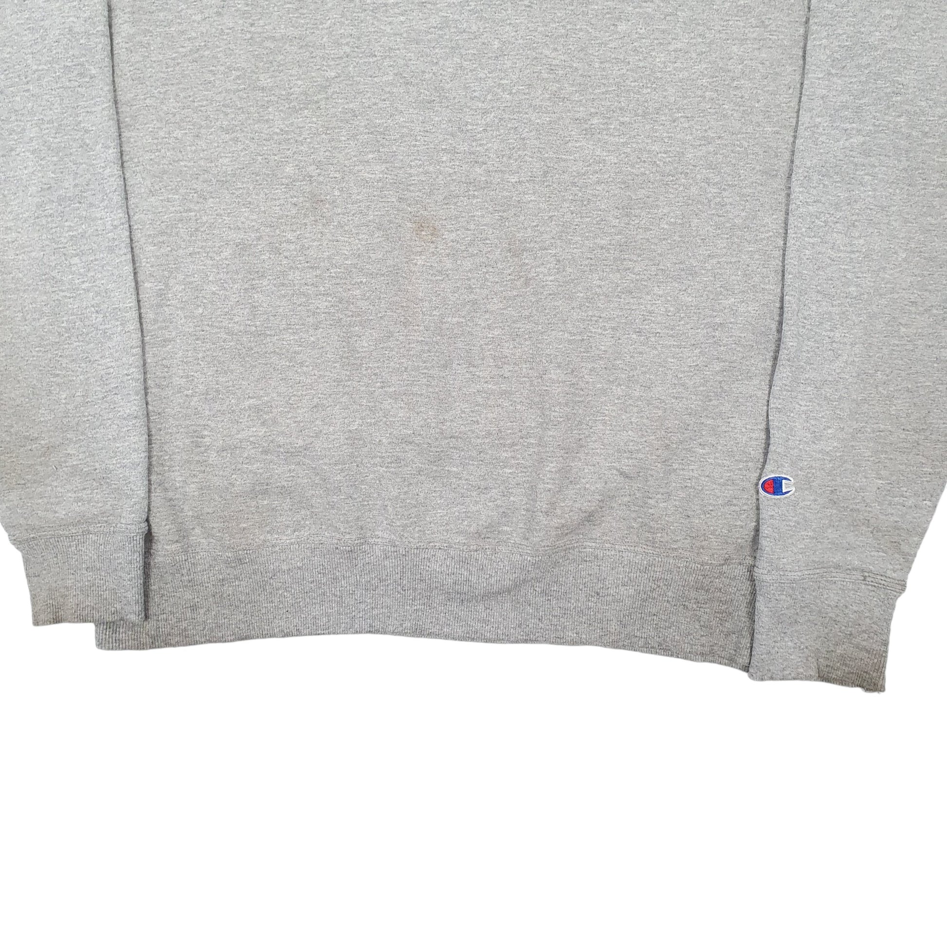 Mens Grey Champion  Crewneck Jumper