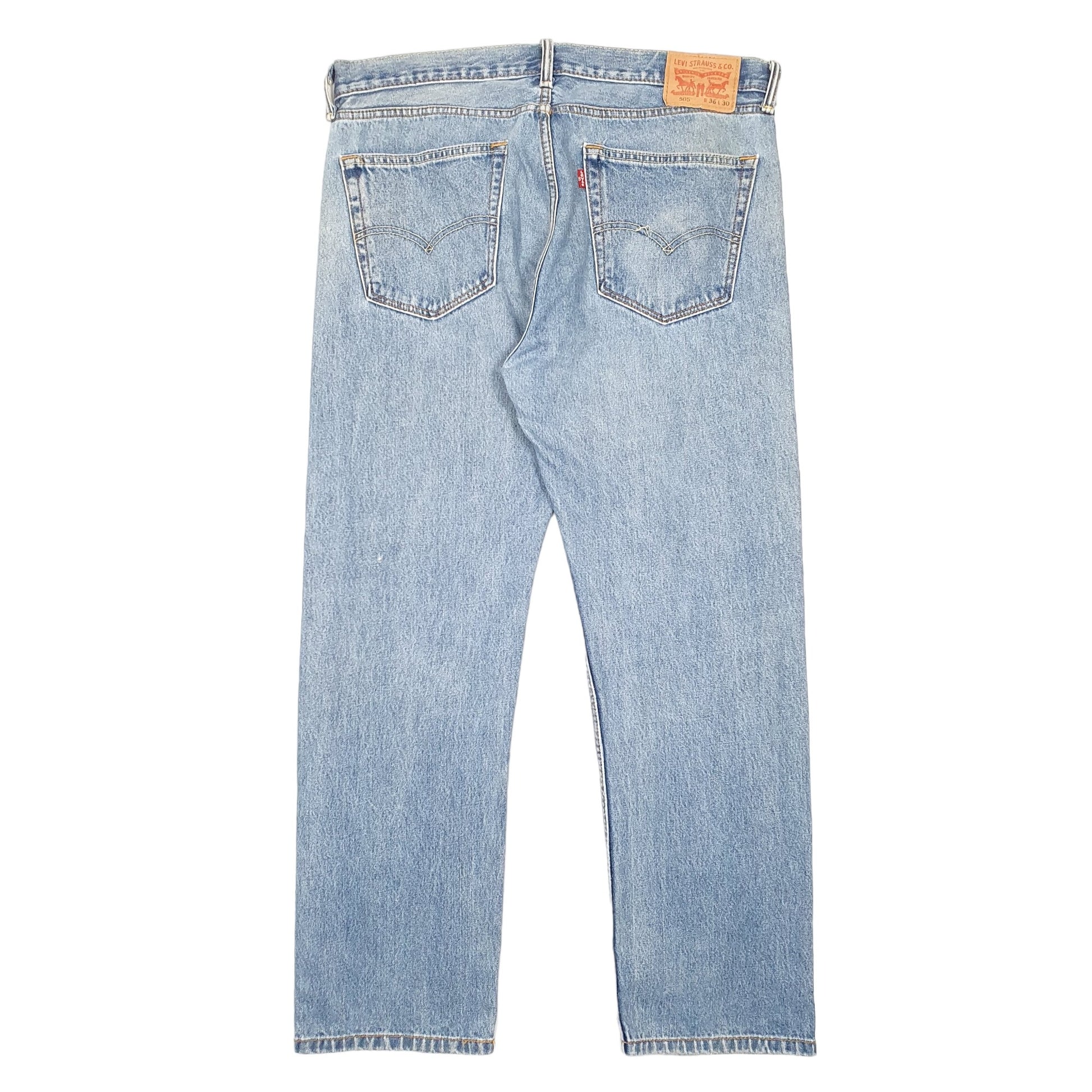 Mens Blue Levis  505 JeansW38 L30