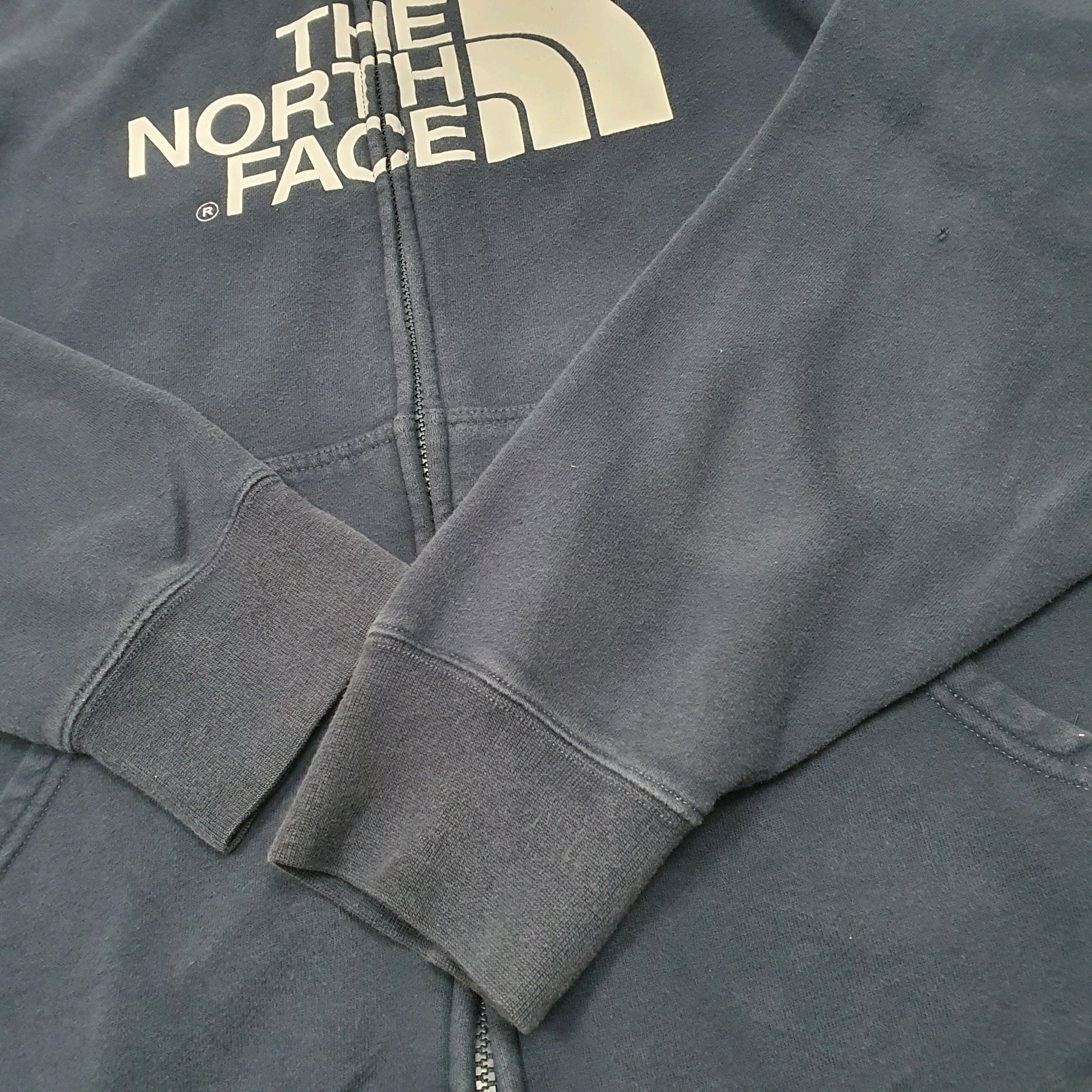 Mens Navy The North Face Hoodie Full Zip Jumper