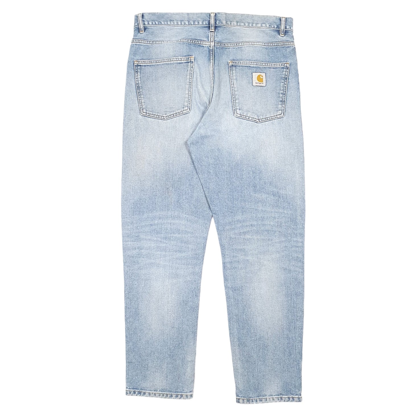 Mens Blue Carhartt Relaxed WIP Newel Pant Casual JeansW34 L30