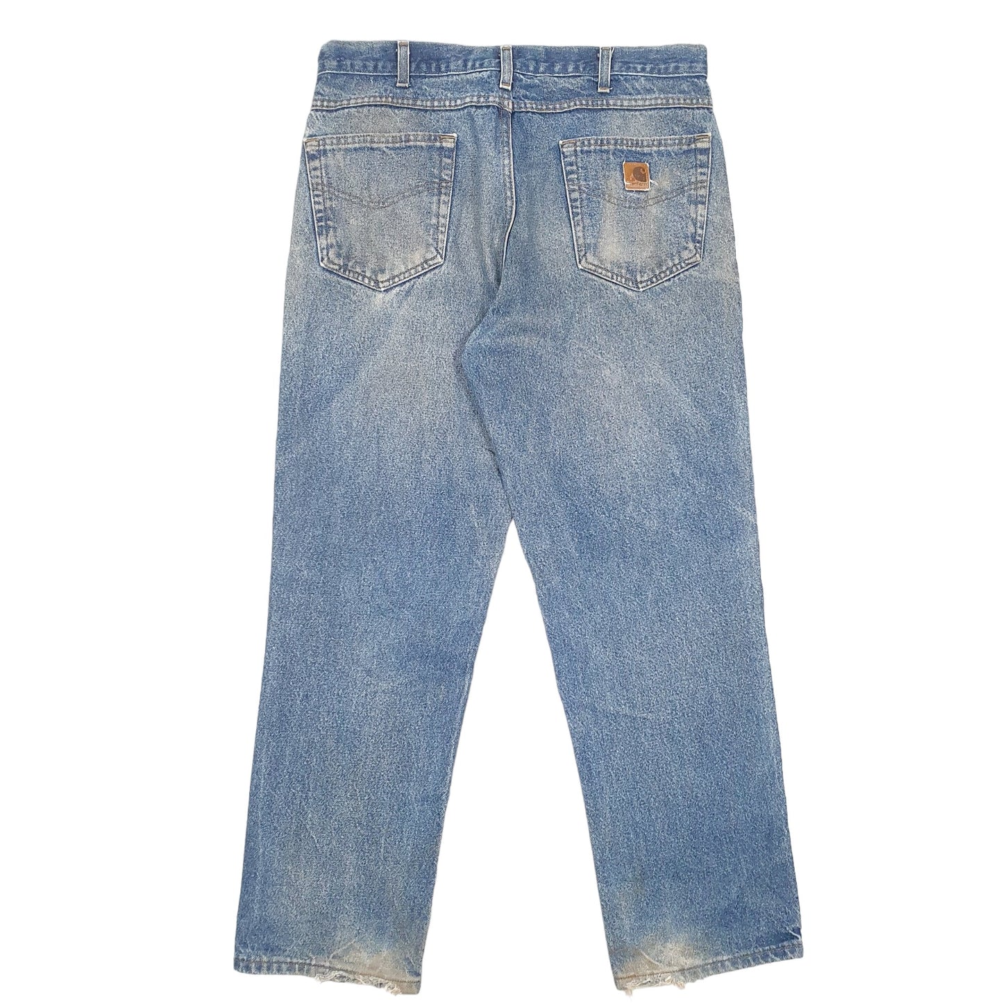 Mens Blue Carhartt Relaxed B230 JeansW36 L30