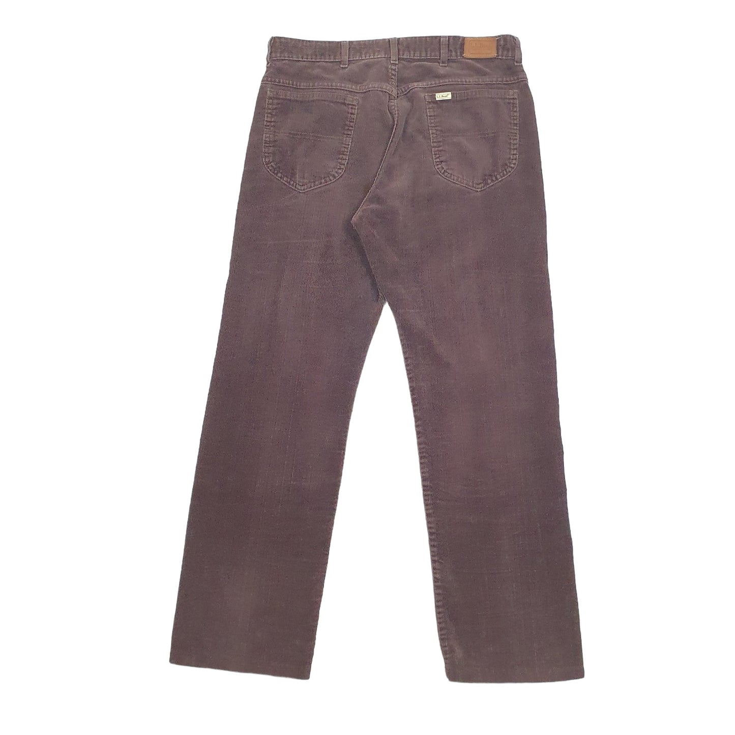 Mens Brown LL.Bean  Corduroy Trousers