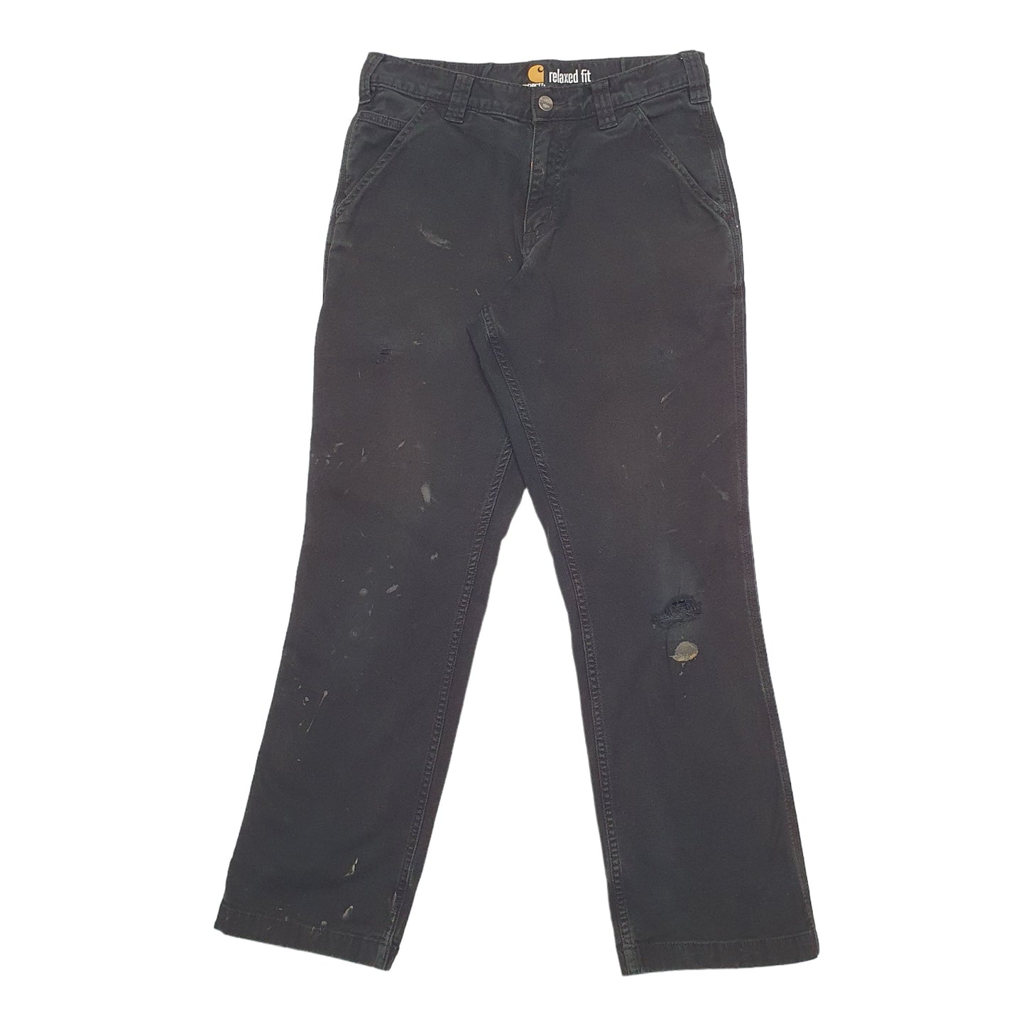 Mens Black Carhartt Carpenter Carpenter Trousers