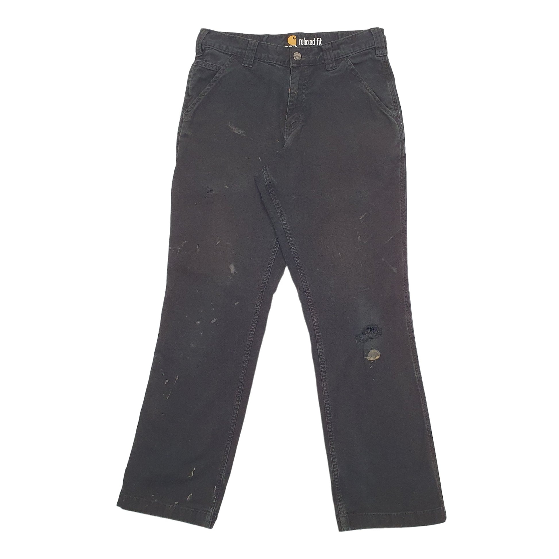 Mens Black Carhartt Carpenter Carpenter Trousers