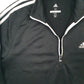 Mens Black Adidas Golf Active Quarter Zip Jumper