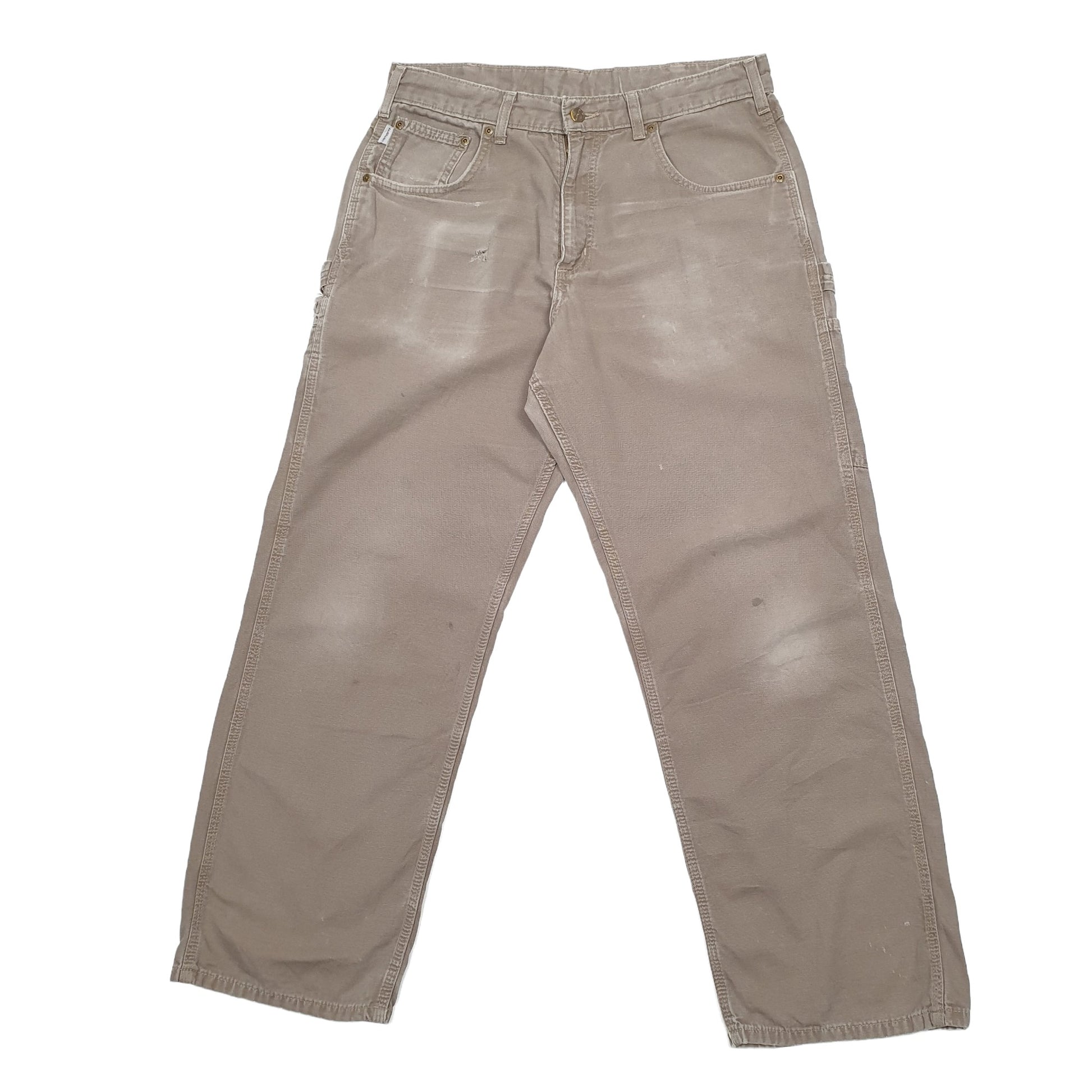 Mens Brown Carhartt B159 Carpenter Trousers