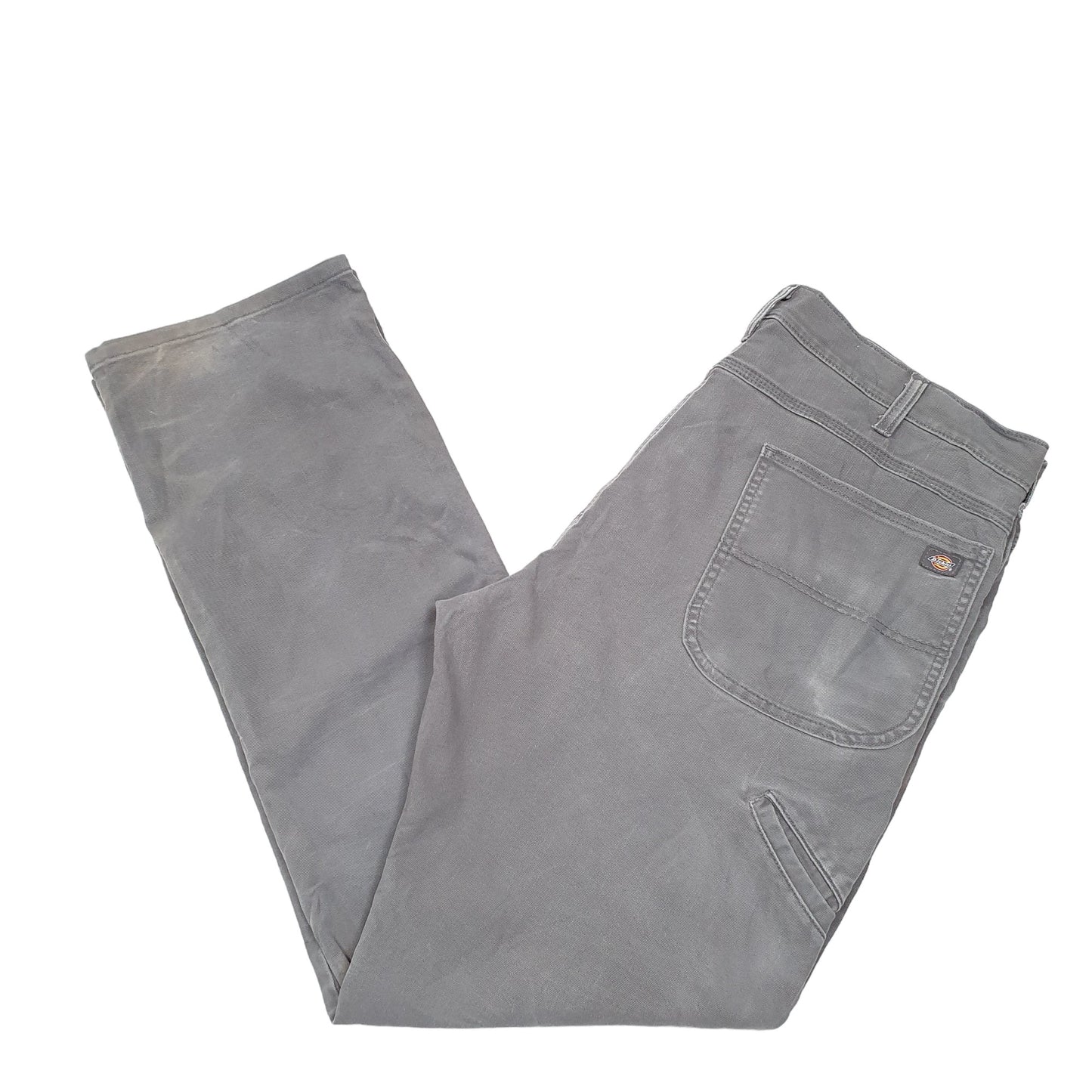 Mens Grey Dickies Flex Stretch Carpenter Trousers