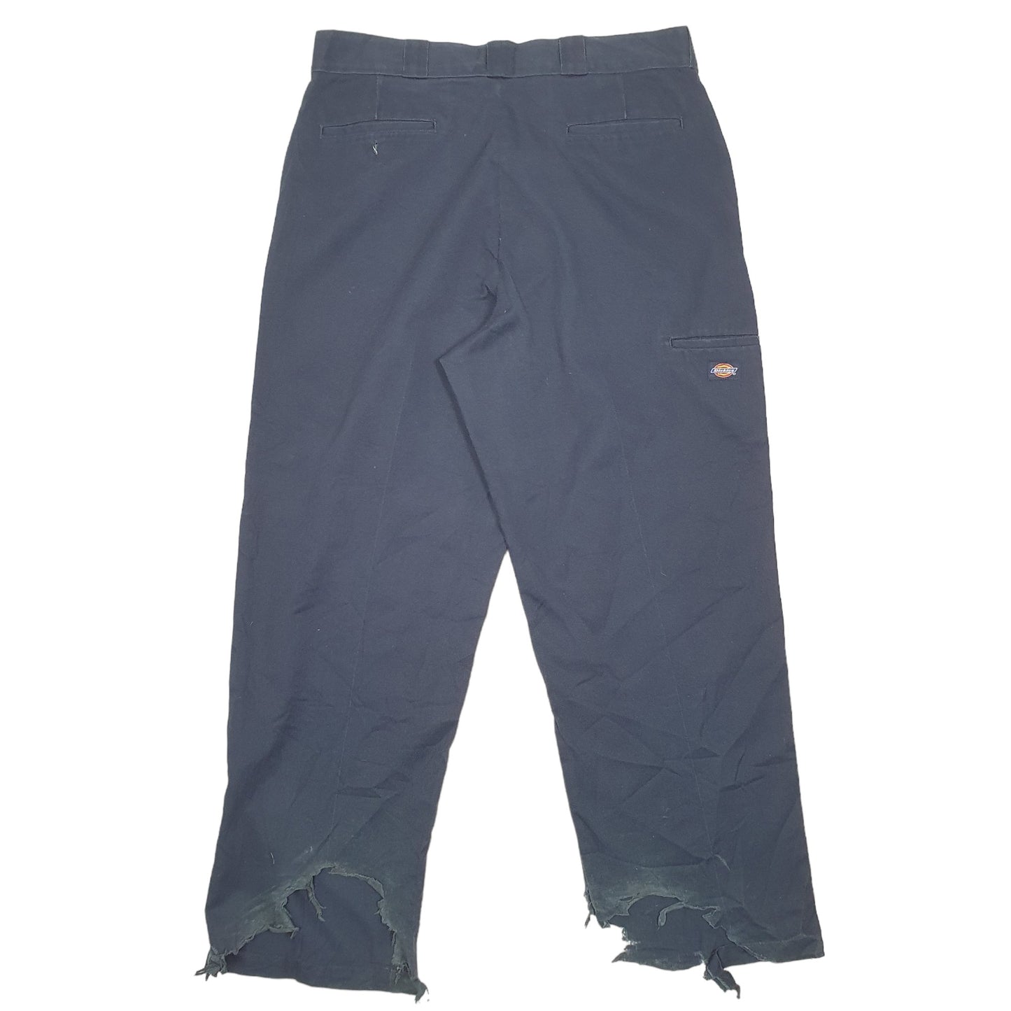 Mens Navy Dickies Work Pant Chino Trousers