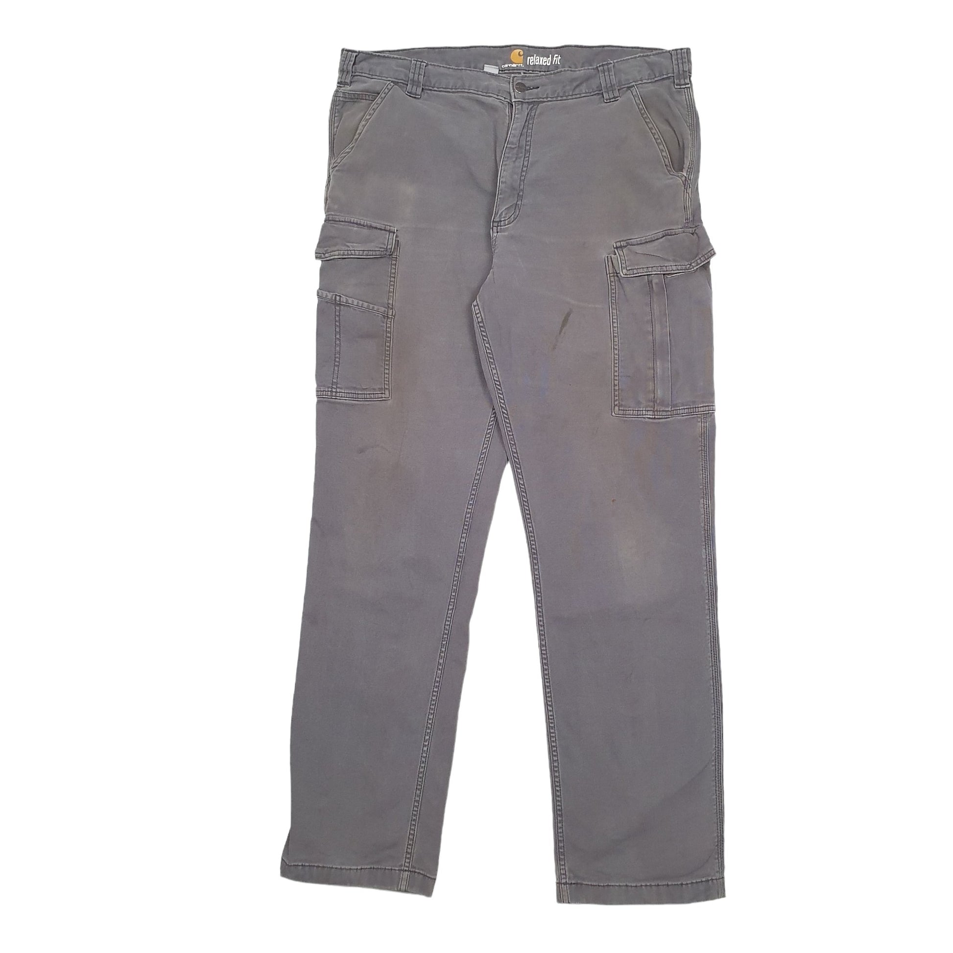 Mens Grey Carhartt  Cargo Trousers