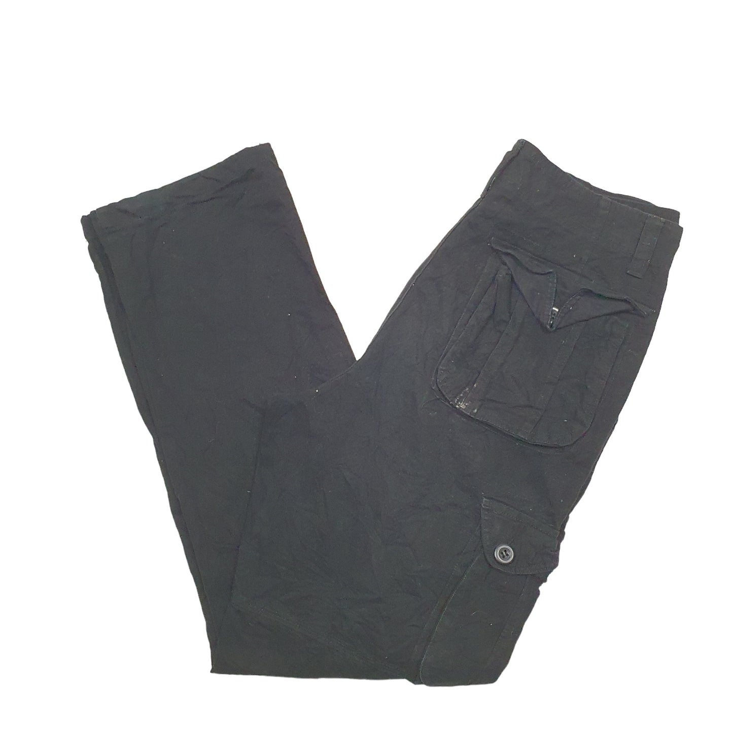 Mens Black Carhartt  Cargo Trousers