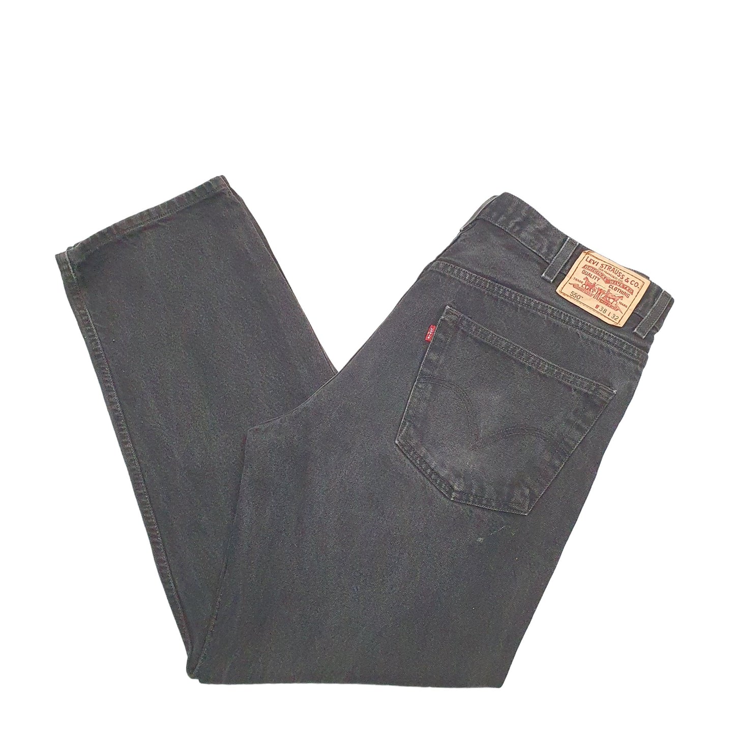 Mens Black Levis  550 JeansW38 L32