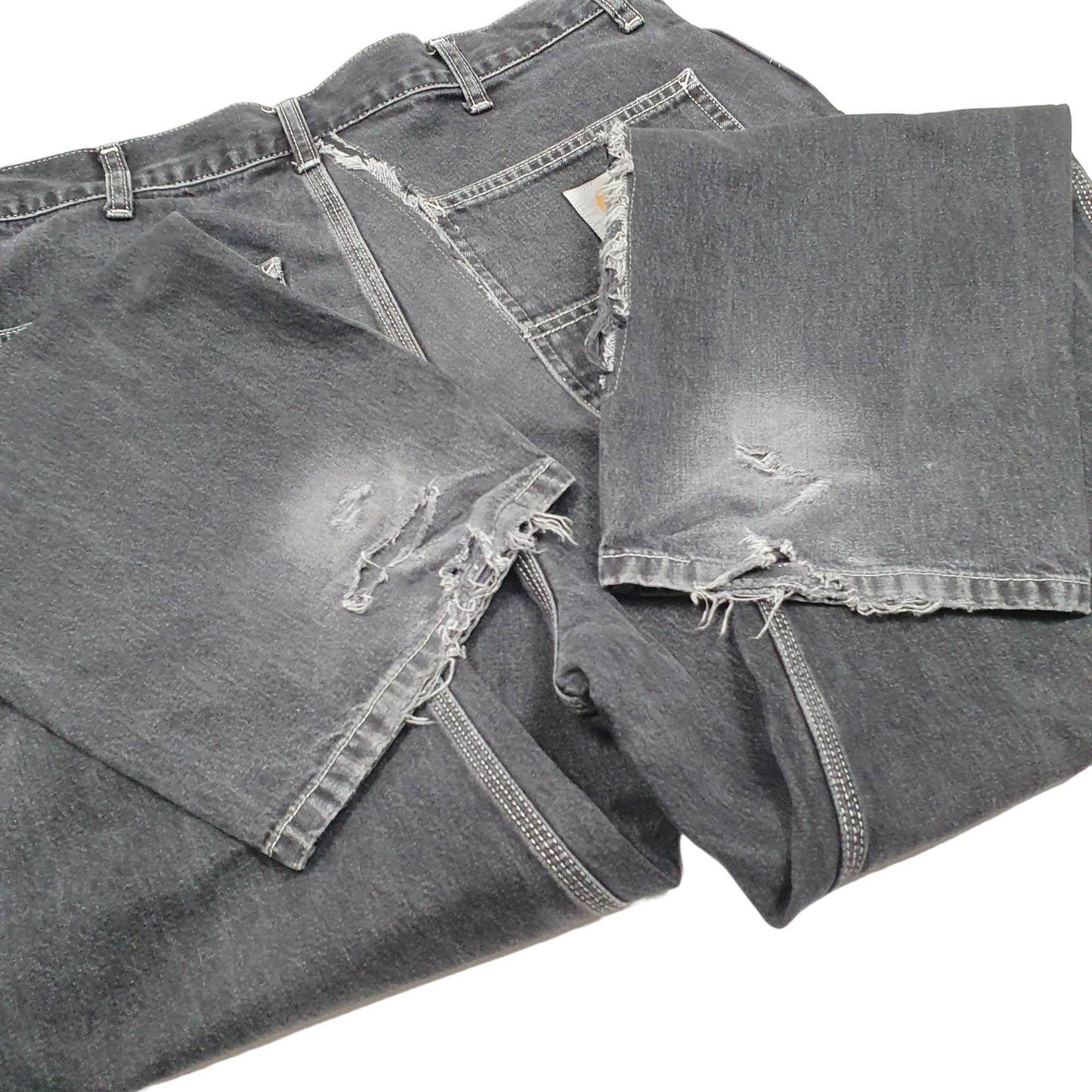 Mens Black Carhartt WIP Simple Pant Straight Casual JeansW34 L34