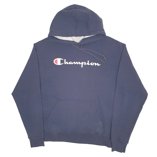 Mens Navy Champion  Hoodie Jumper