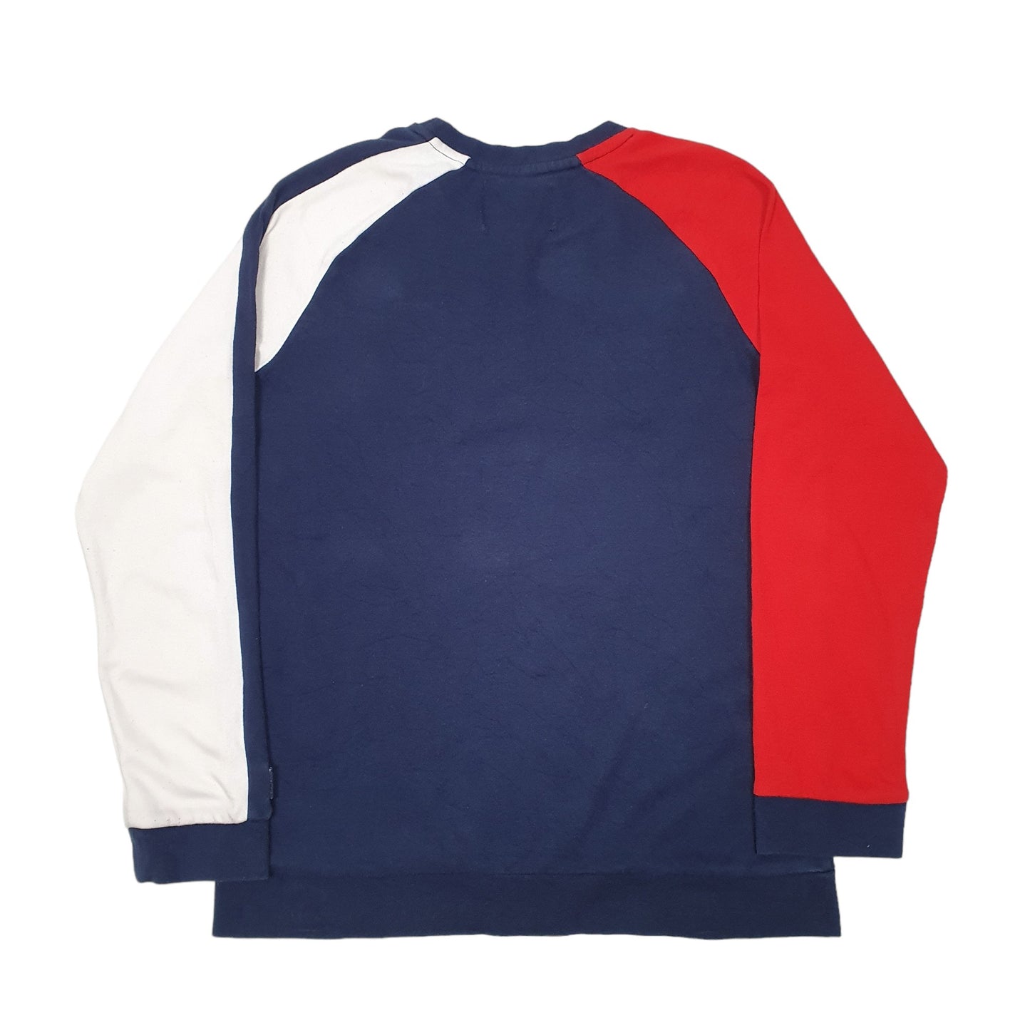 Mens Navy Fila  Crewneck Jumper