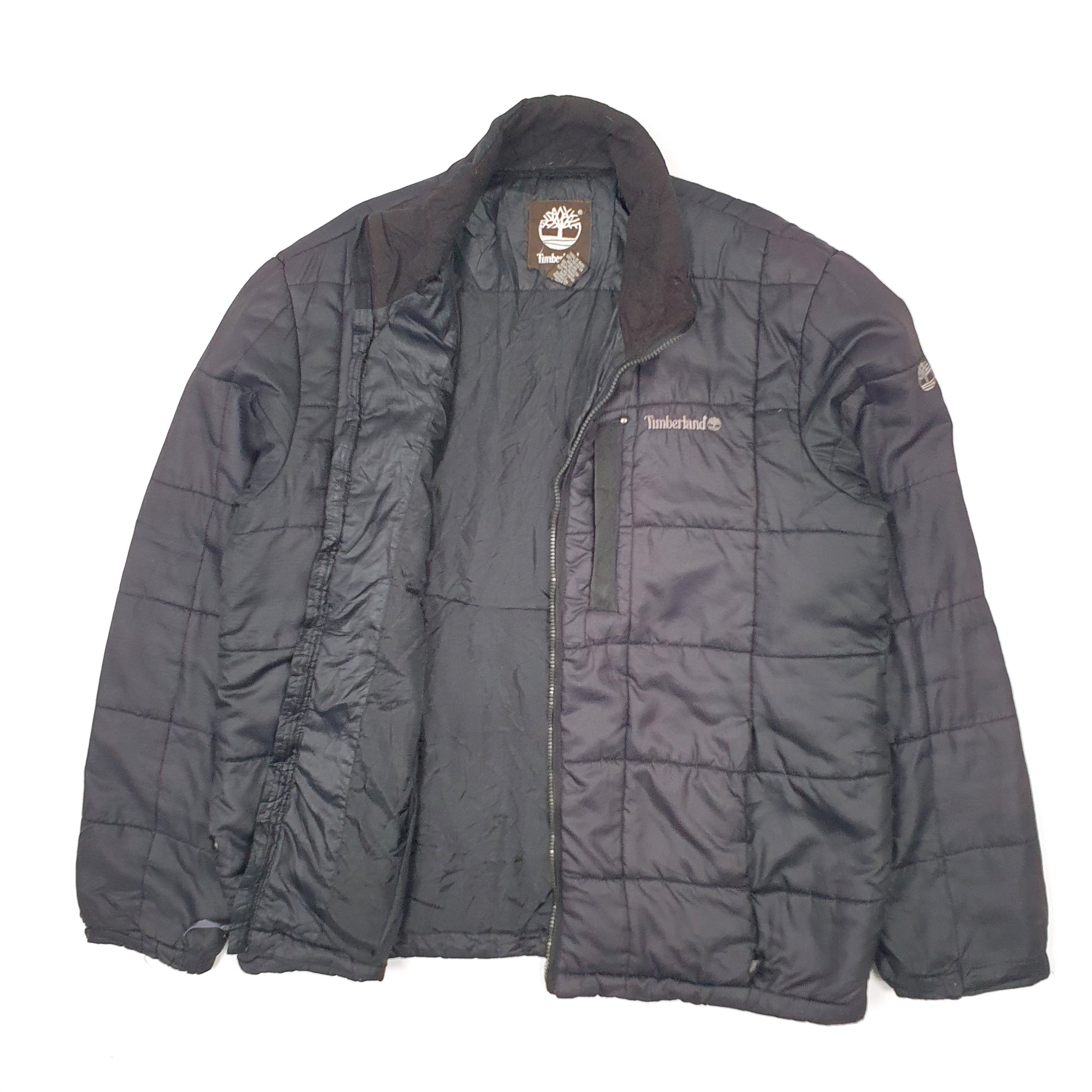 Mens Black Timberland Vintage  Coat