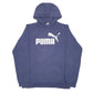 Mens Navy Puma  Hoodie Jumper