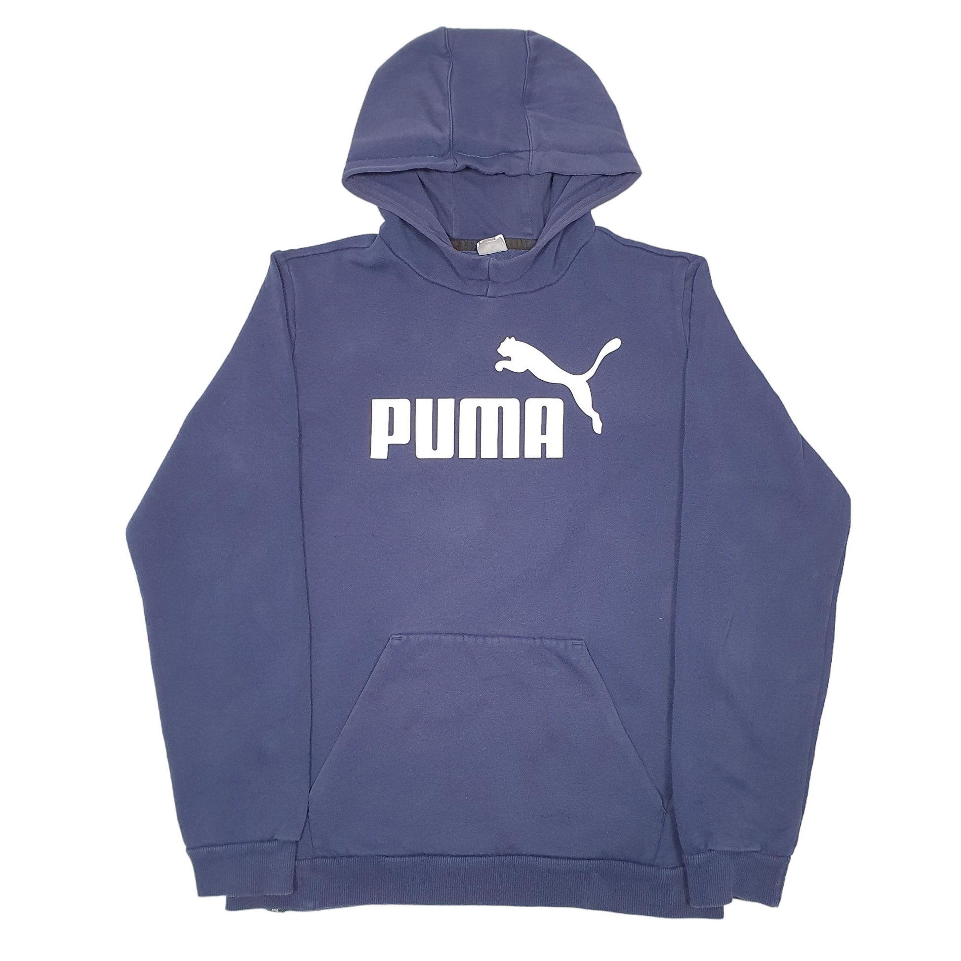 Mens Navy Puma  Hoodie Jumper