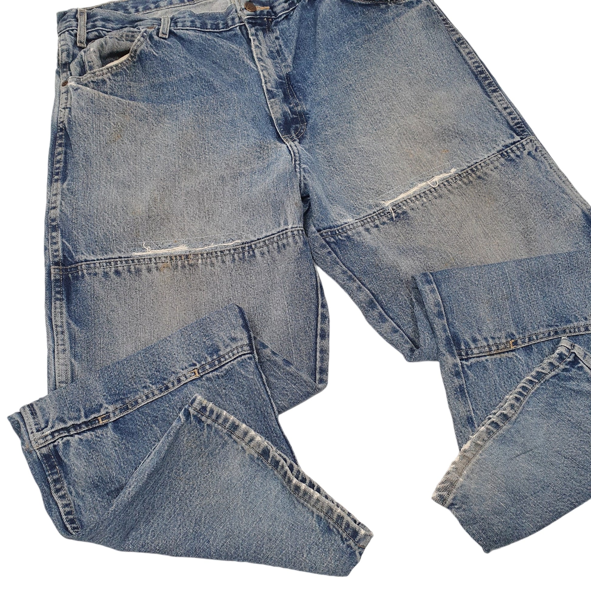 Mens Blue Dickies Double Knee Carpenter JeansW38 L32