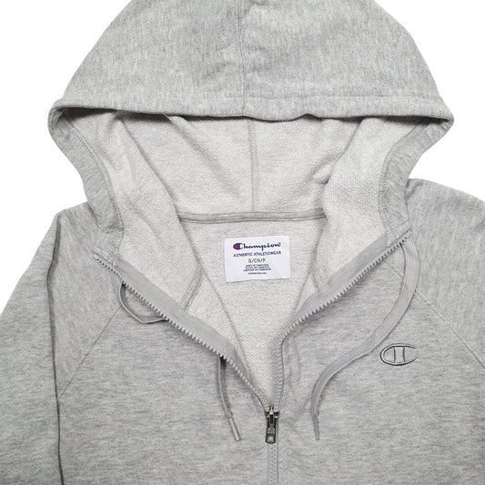 Mens Grey Champion  Full Zip Jumper