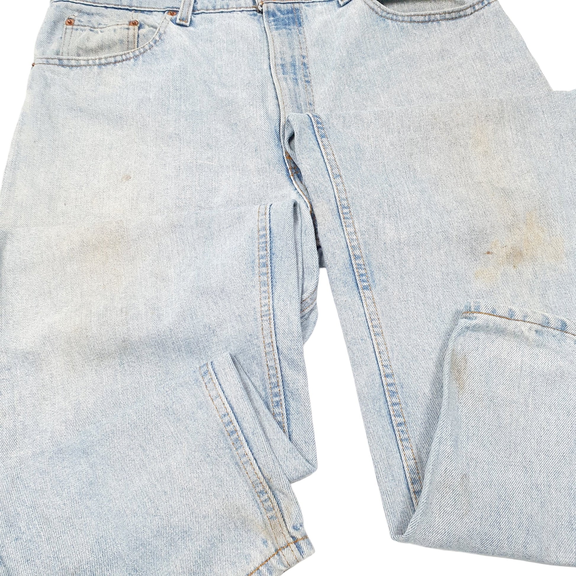 Mens Blue Levis Vintage Tapered Made In USA 550 JeansW38 L32