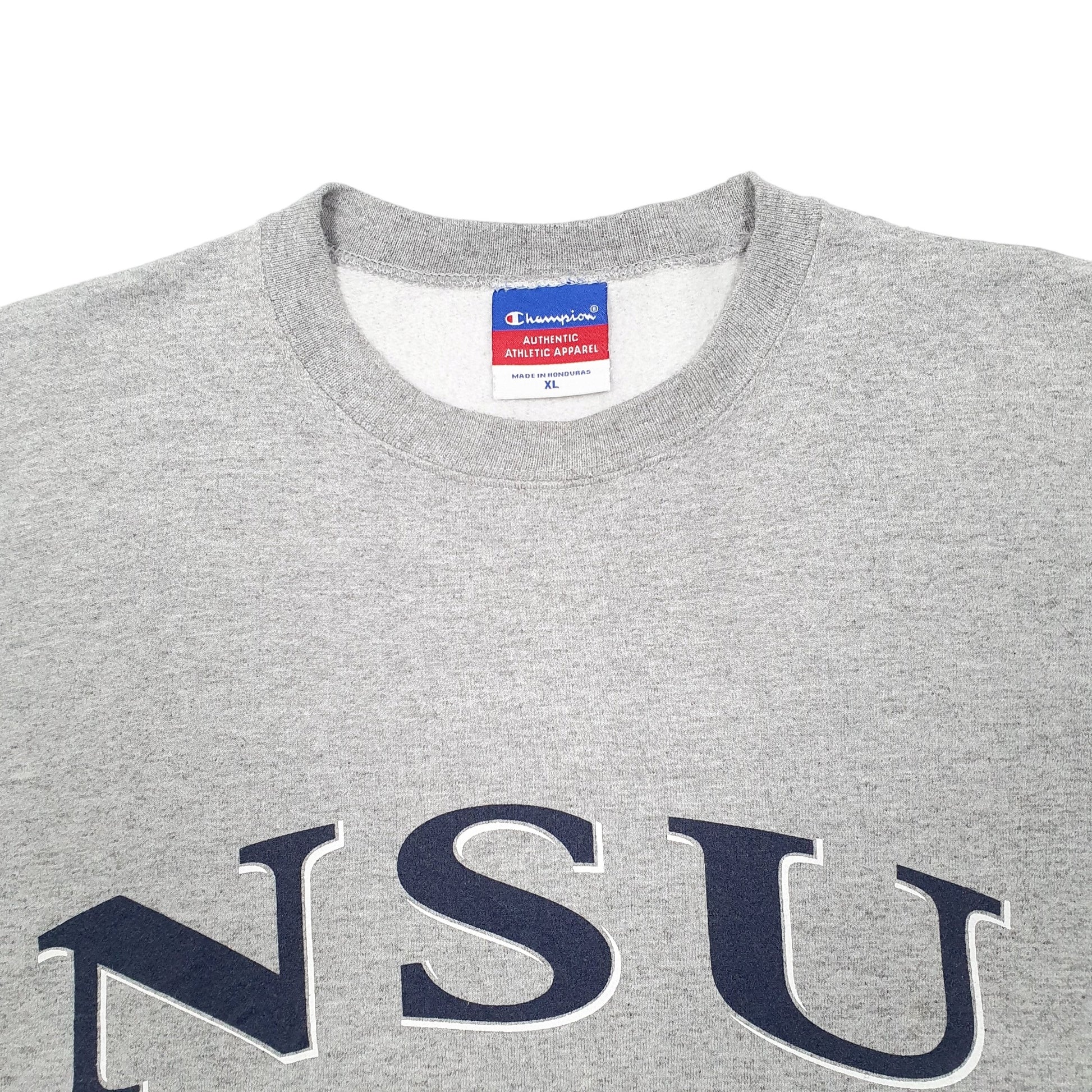 Mens Grey Champion NSU Law School Crewneck Jumper