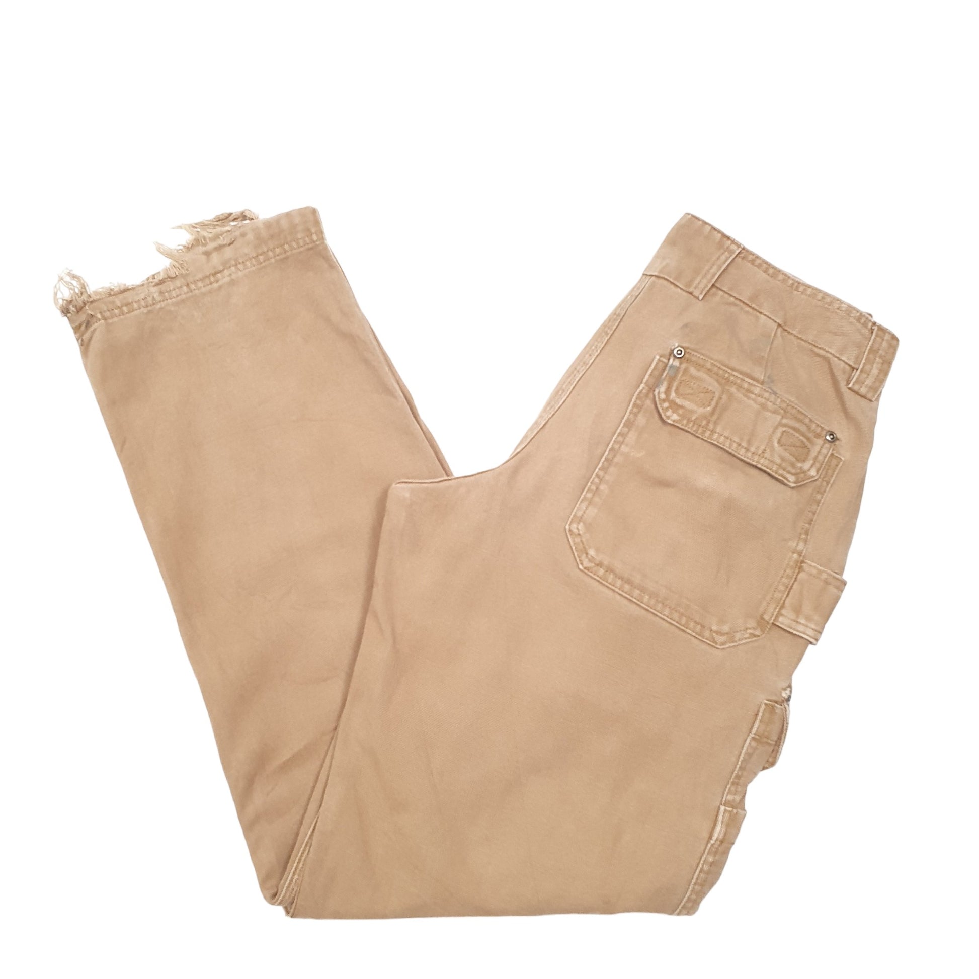 Mens Tan Duluth Carpenter Cargo Trousers
