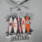 Mens Grey Adidas Ocean Spartans 2011 Surf Hoodie Jumper