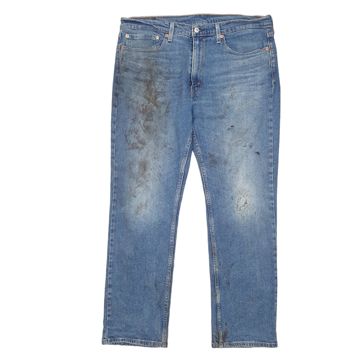 Mens Blue Levis Stretch 514 JeansW38 L30