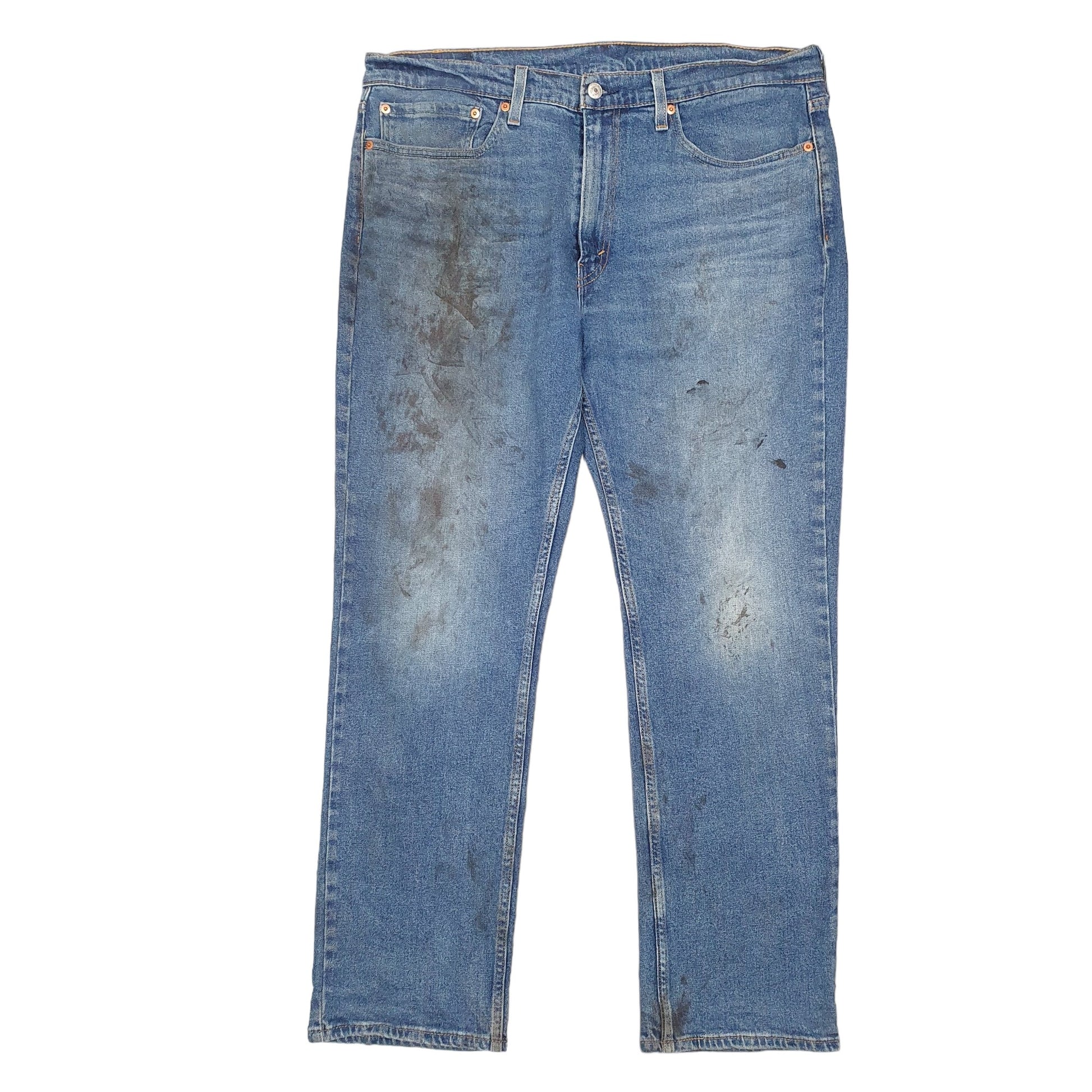 Mens Blue Levis Stretch 514 JeansW38 L30