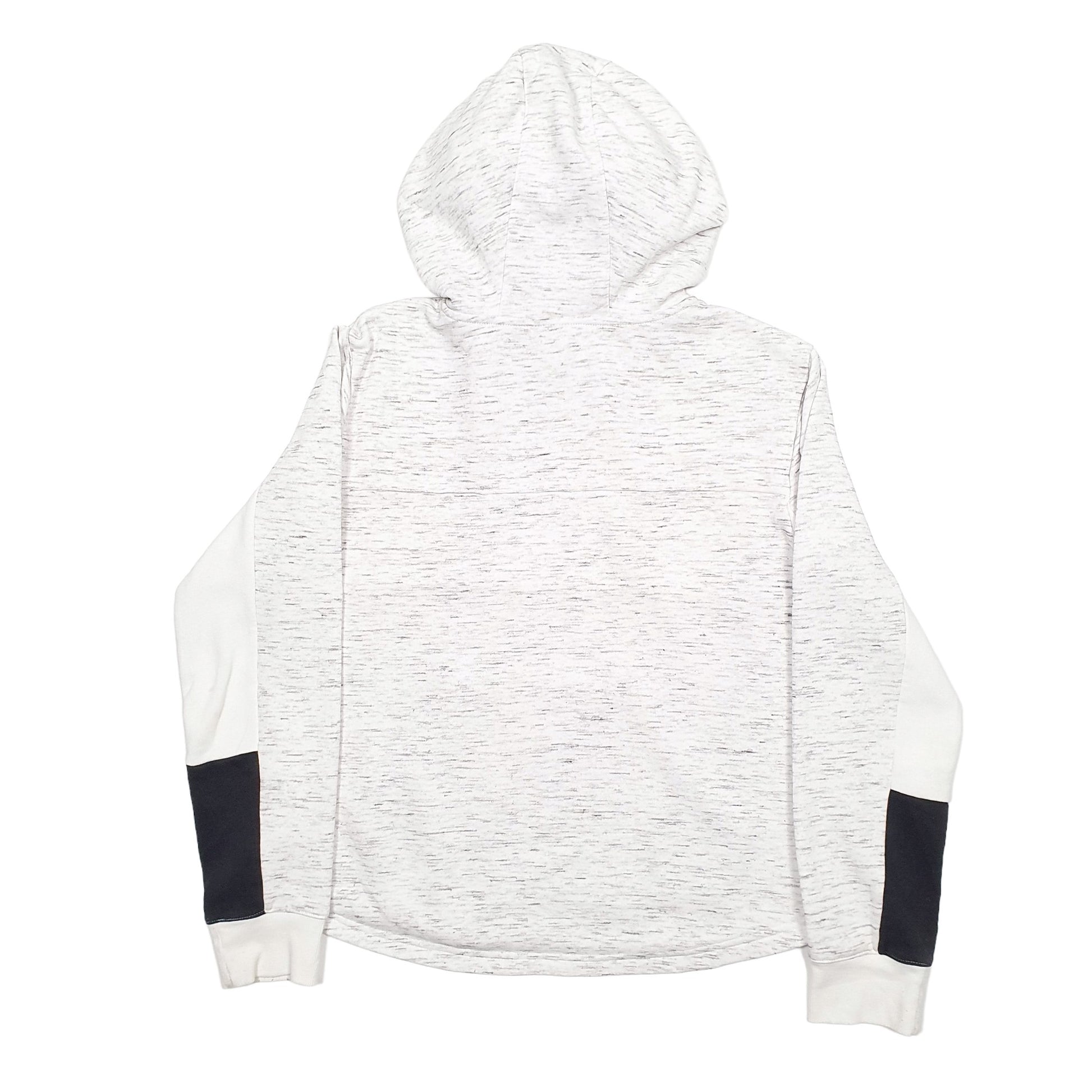 Mens White Adidas Spellout Hoodie Jumper