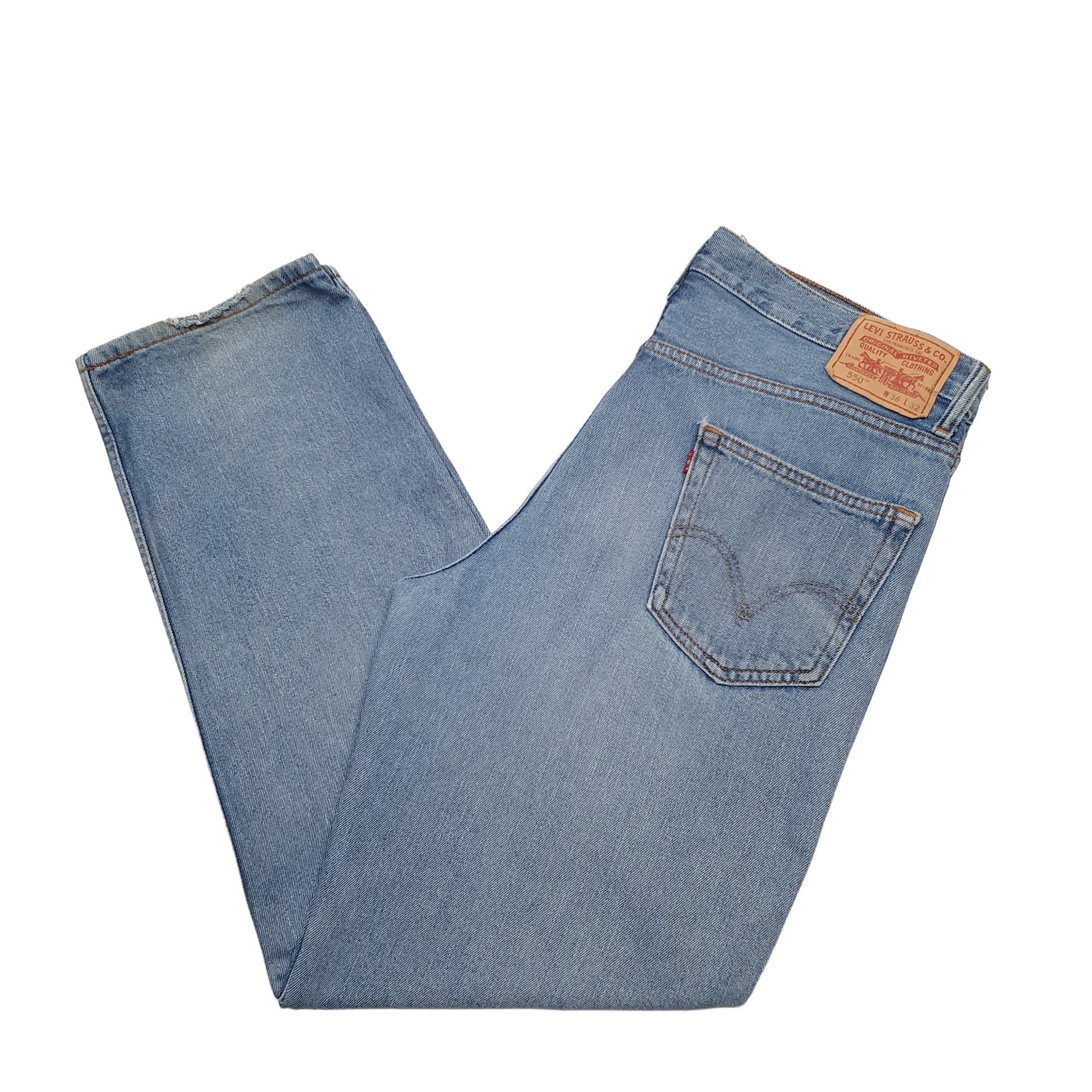 Mens Blue Levis  550 JeansW36 L32