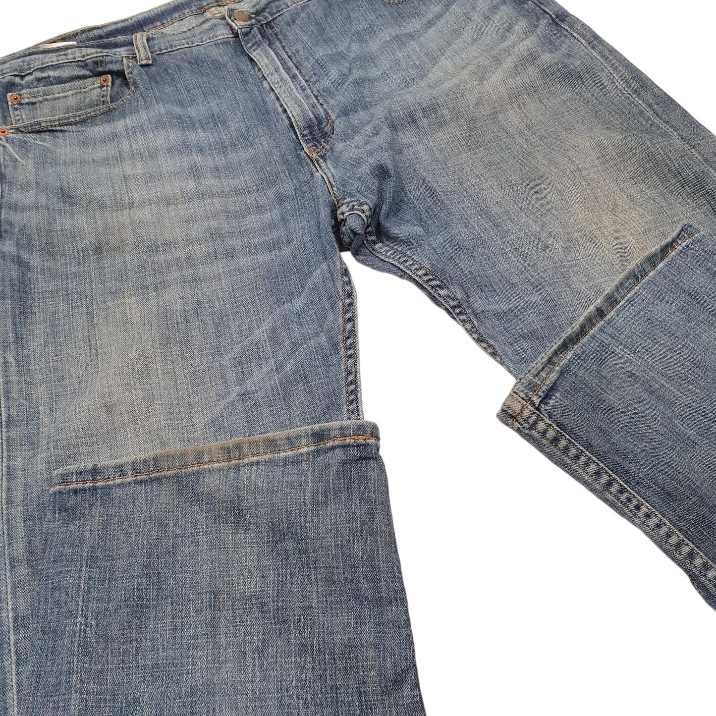 Mens Blue Levis Stretch 505 JeansW44 L30