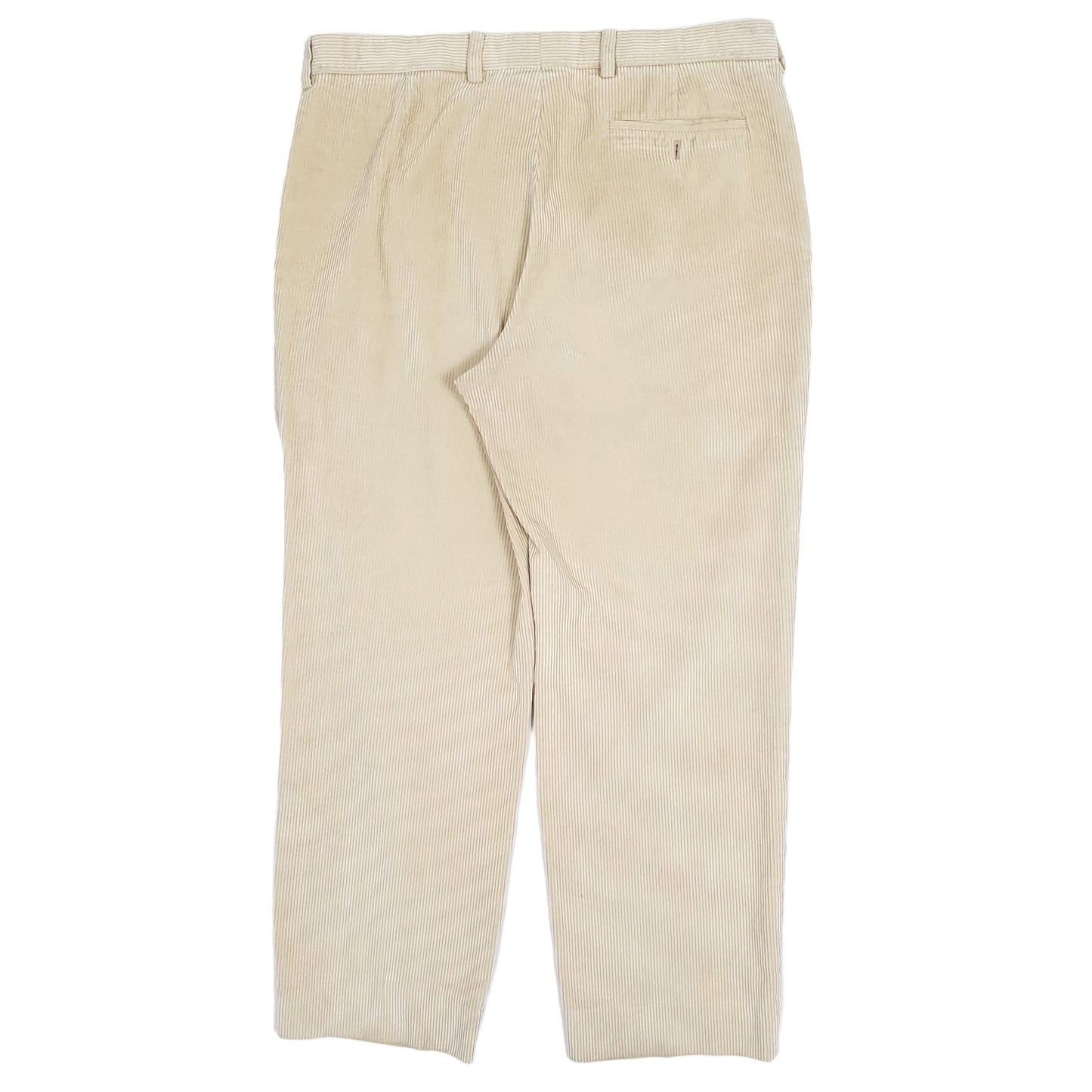 Mens Cream Burberry  Corduroy Trousers