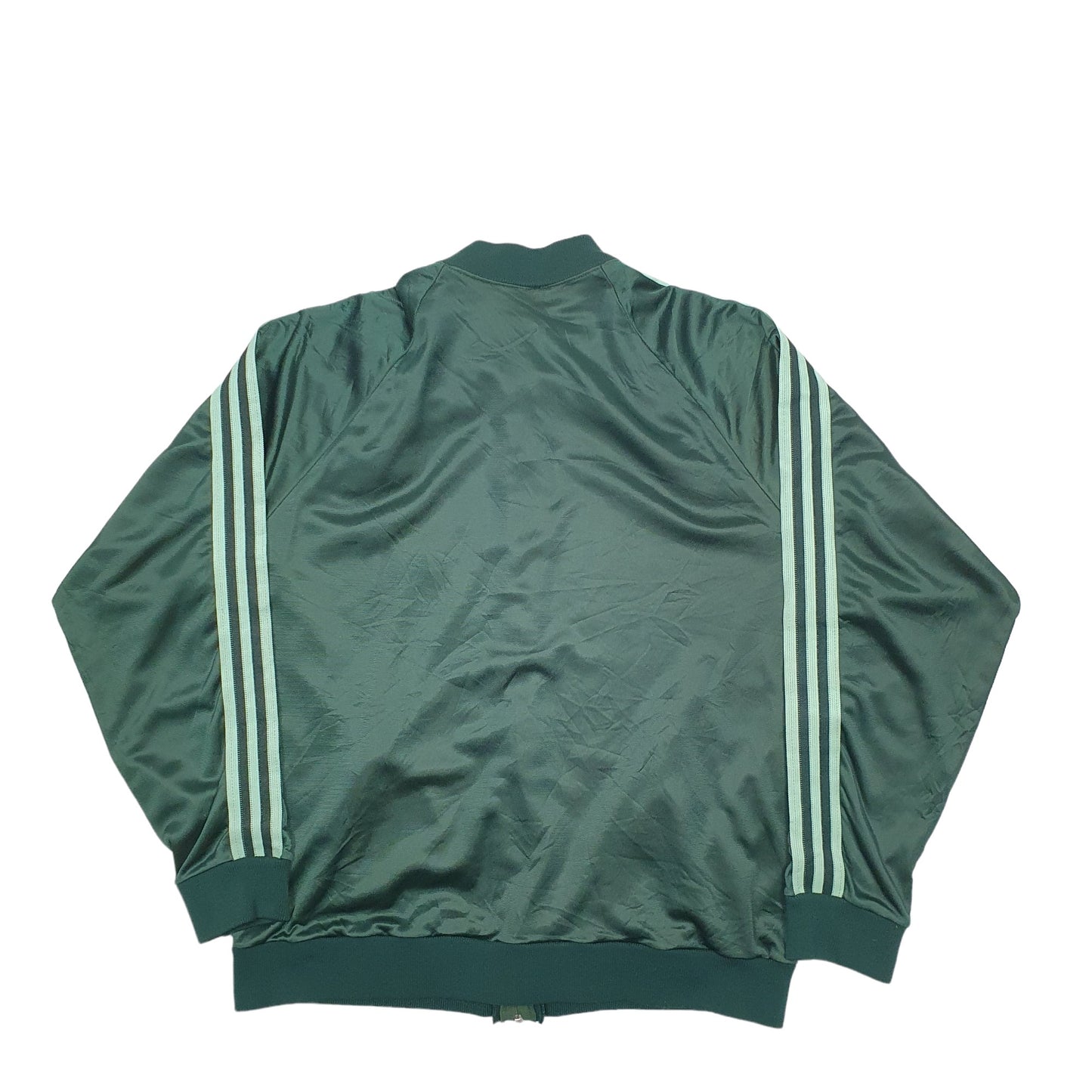 Mens Green Adidas  Full Zip Jumper