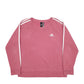 Womens Pink Adidas  Crewneck Jumper